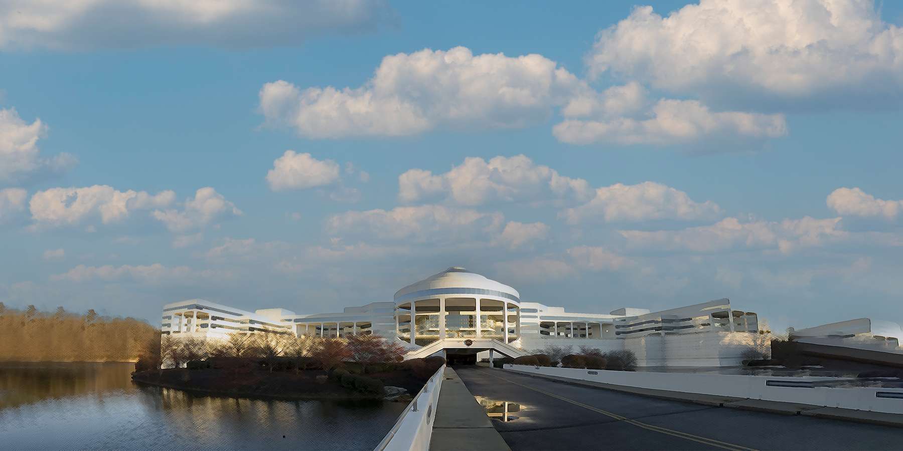 Photo of a Vacant Corporate Building in Harrison, New York Photo of a Vacant Corporate Building in Harrison, New York
