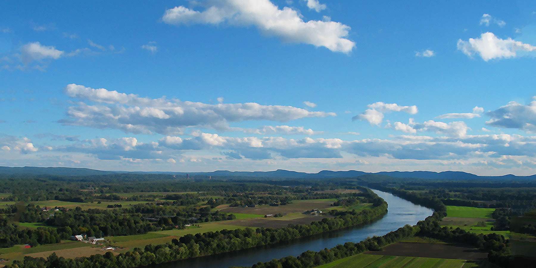 Photo of a river in Whately, Massachusetts Photo of a river in Whately, Massachusetts