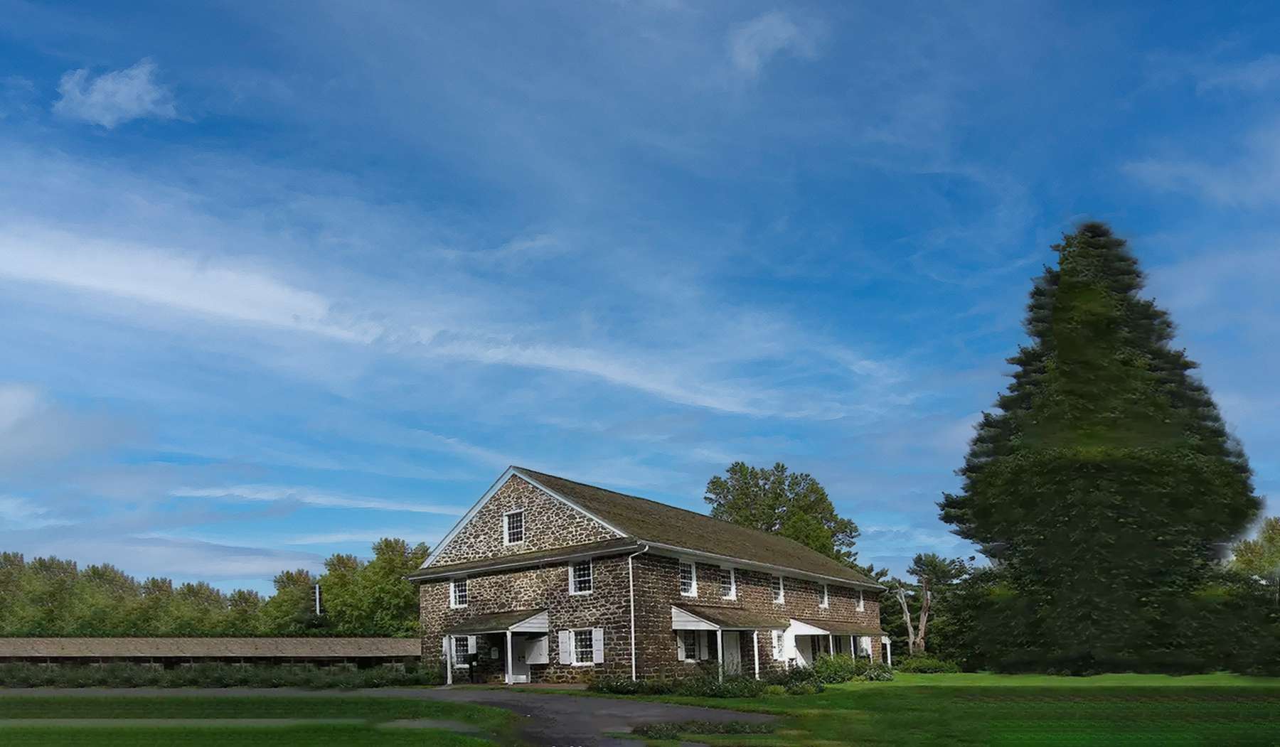 Photo of a meeting house in Hainesport, New Jersey Photo of a meeting house in Hainesport, New Jersey