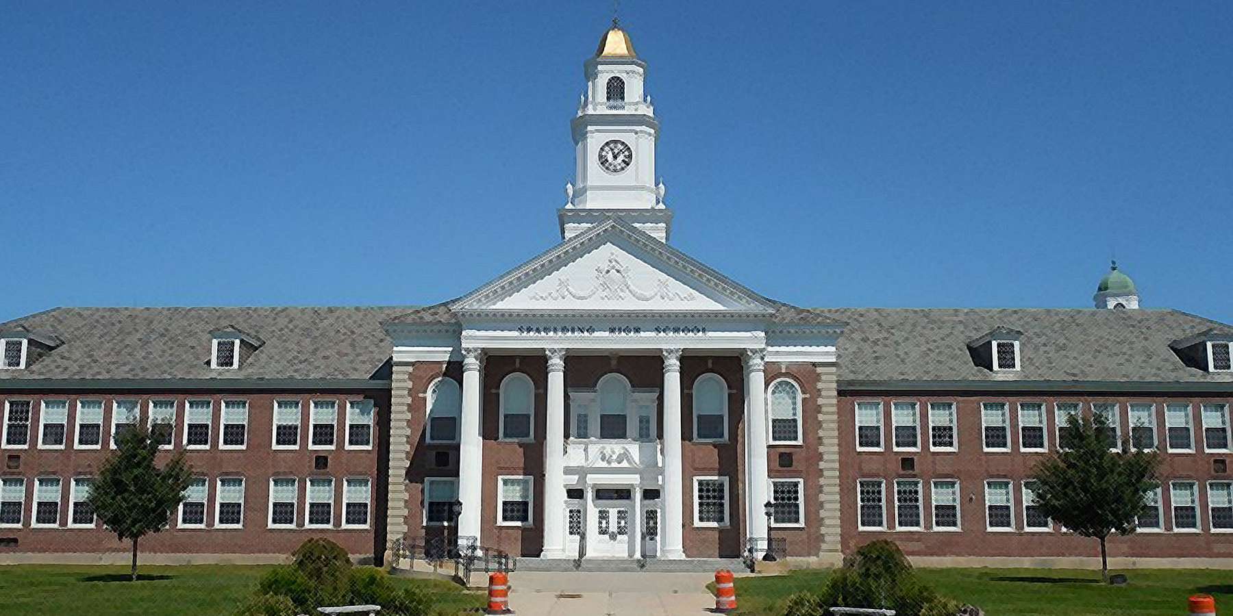 Photo of Spaulding High School in Rochester, New Hampshire Photo of Spaulding High School in Rochester, New Hampshire
