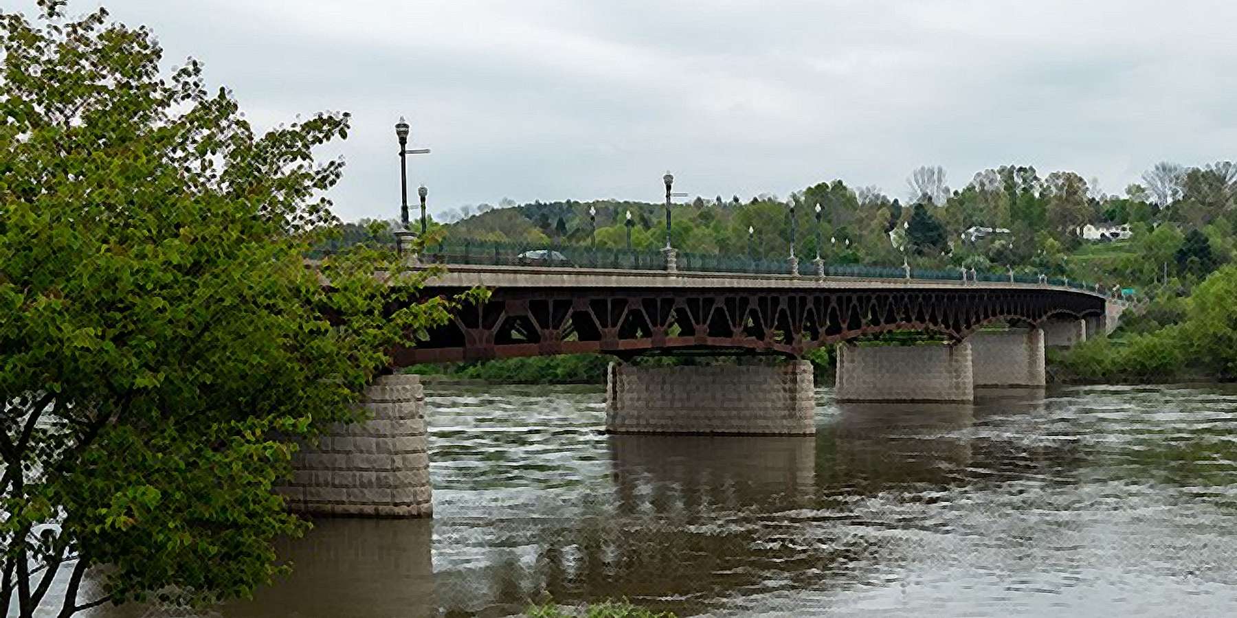 Photo of Court Street Bridge in Owego, New York Photo of Court Street Bridge in Owego, New York
