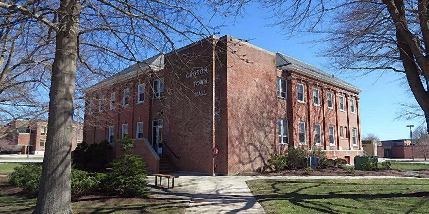 Photo of Town Hall in Poquonock, Connecticut Photo of Town Hall in Poquonock, Connecticut