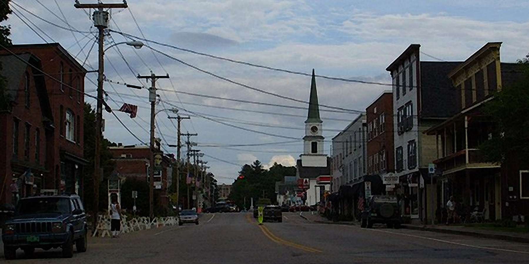 A Photo of Downtown Morrisville, New York A Photo of Downtown Morrisville, New York