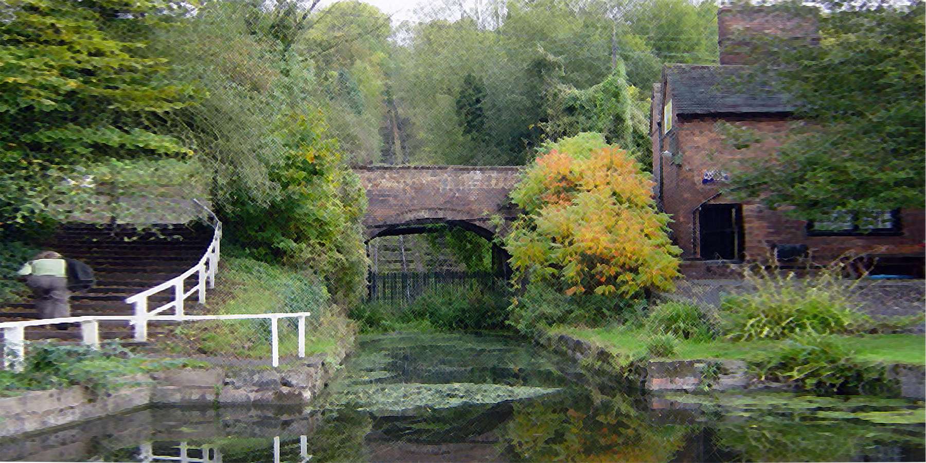 Photo of the Hay Inclined Plane and Canal Basin in Coalport, Pennsylvania Photo of the Hay Inclined Plane and Canal Basin in Coalport, Pennsylvania