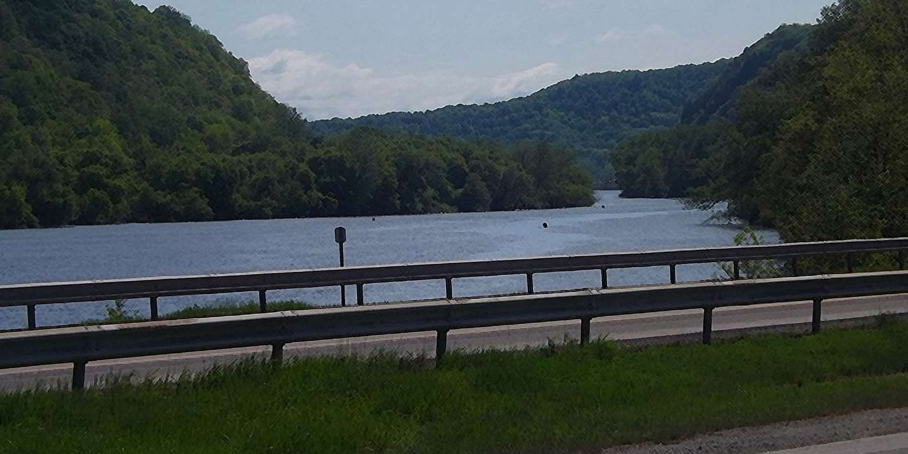 Photo of the Mohawk River in Canajoharie, New York Photo of the Mohawk River in Canajoharie, New York