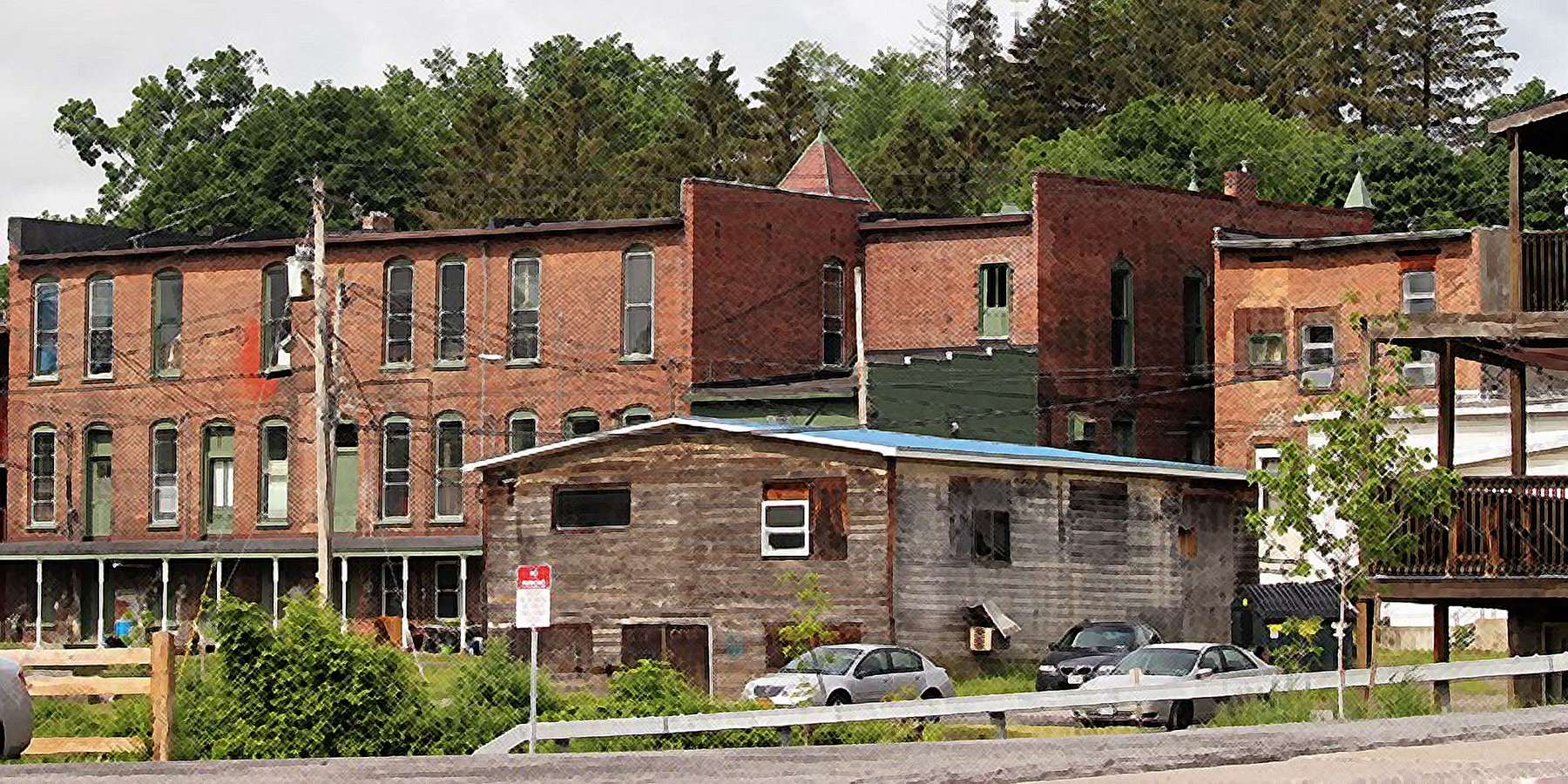 Photo of Bullard Block in Schuylerville, New York Photo of Bullard Block in Schuylerville, New York