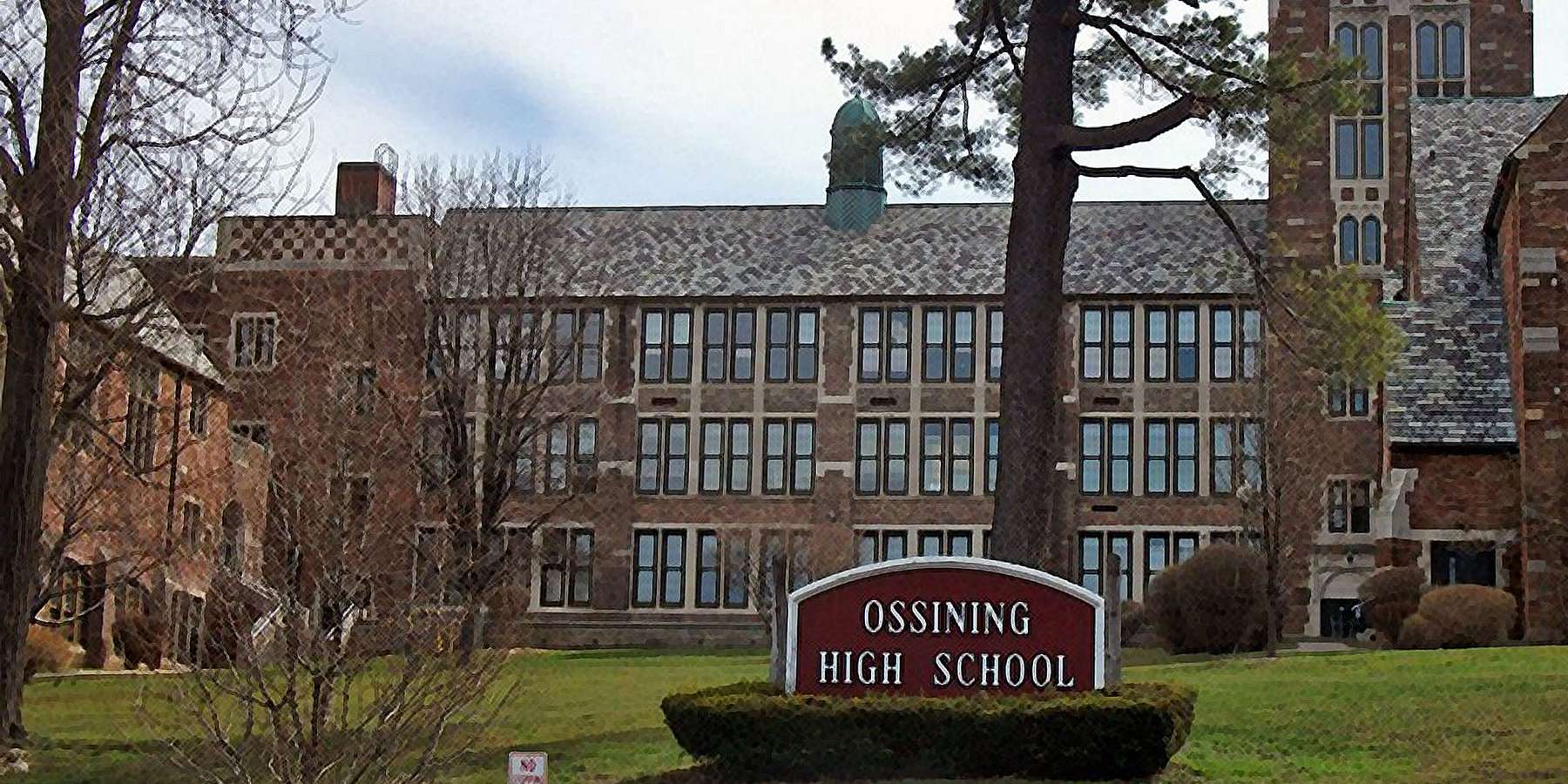 Photo of Ossining High School in Ossining, New York Photo of Ossining High School in Ossining, New York