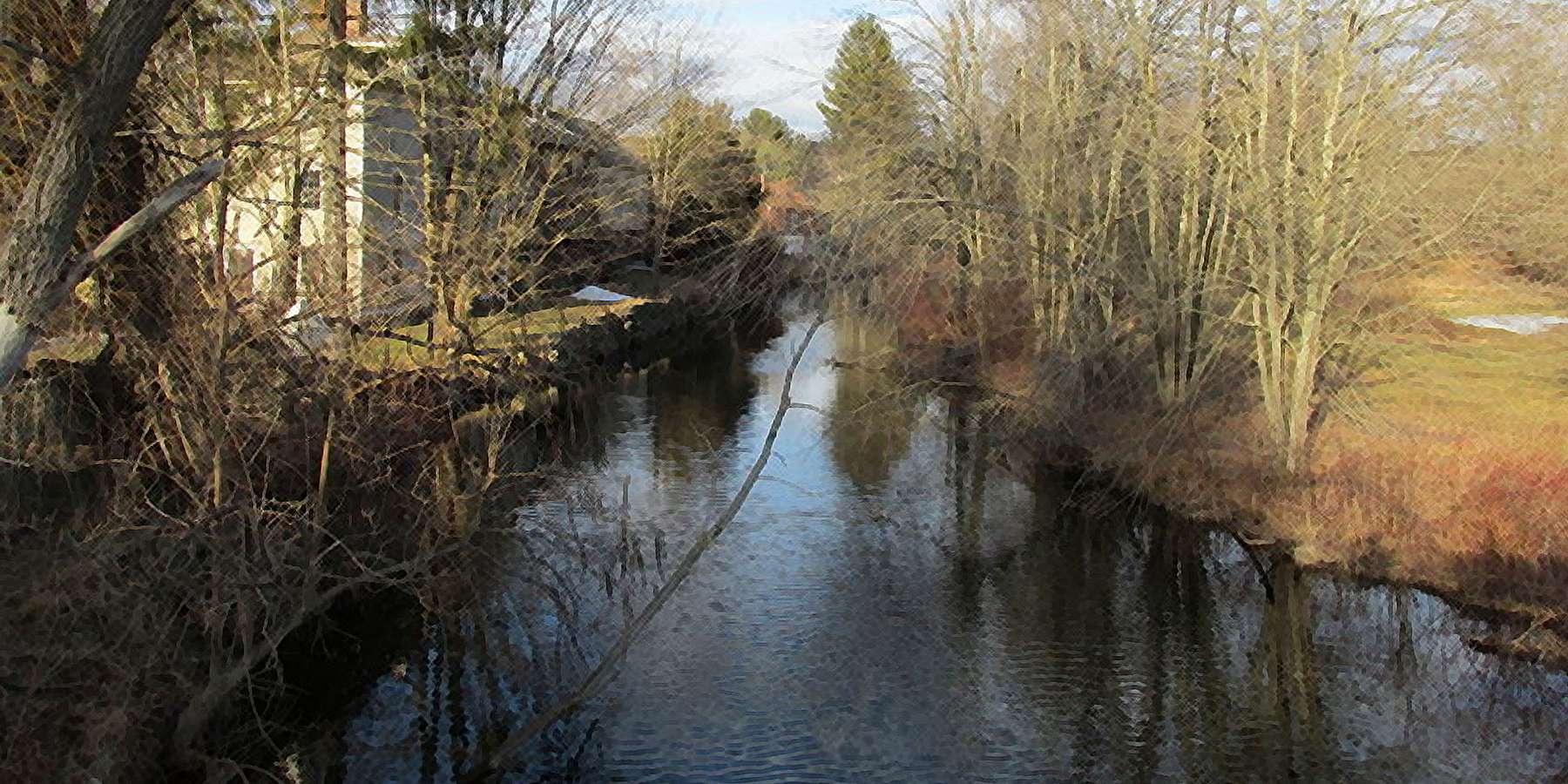 Photo of the Scantic River in Hampden, Massachusetts Photo of the Scantic River in Hampden, Massachusetts