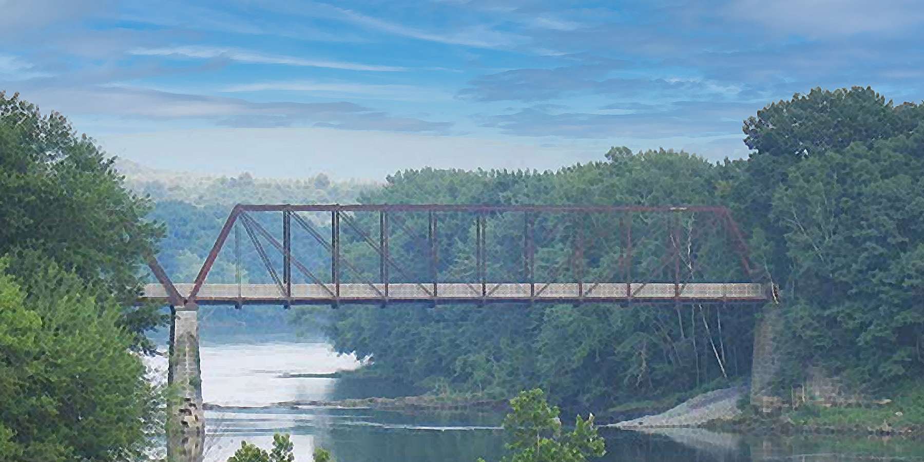Photo of the Hartford Rail Bridge in Hartford, New York Photo of the Hartford Rail Bridge in Hartford, New York