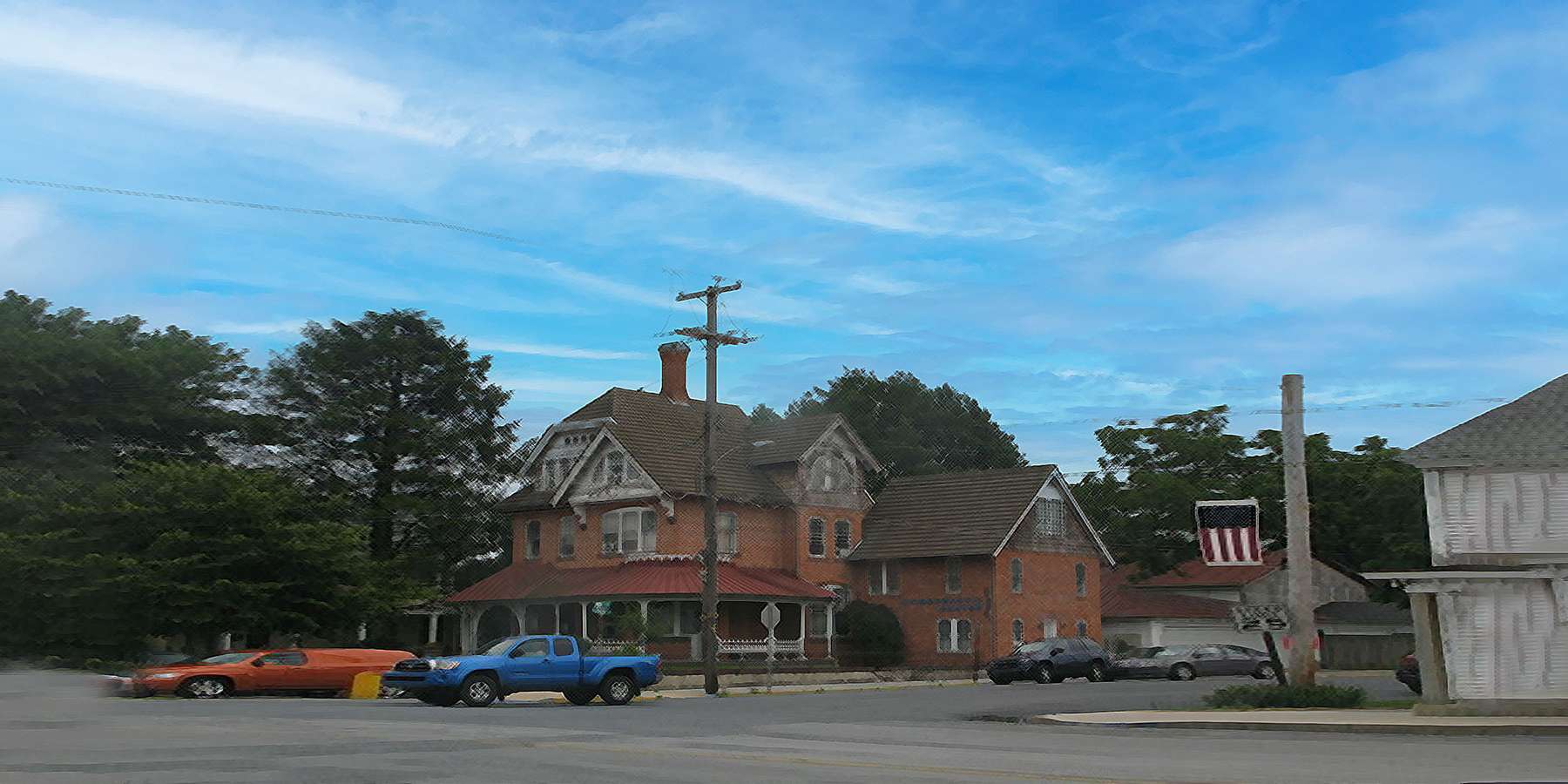 Photo of Main Street in Fredericksburg, Pennsylvania Photo of Main Street in Fredericksburg, Pennsylvania