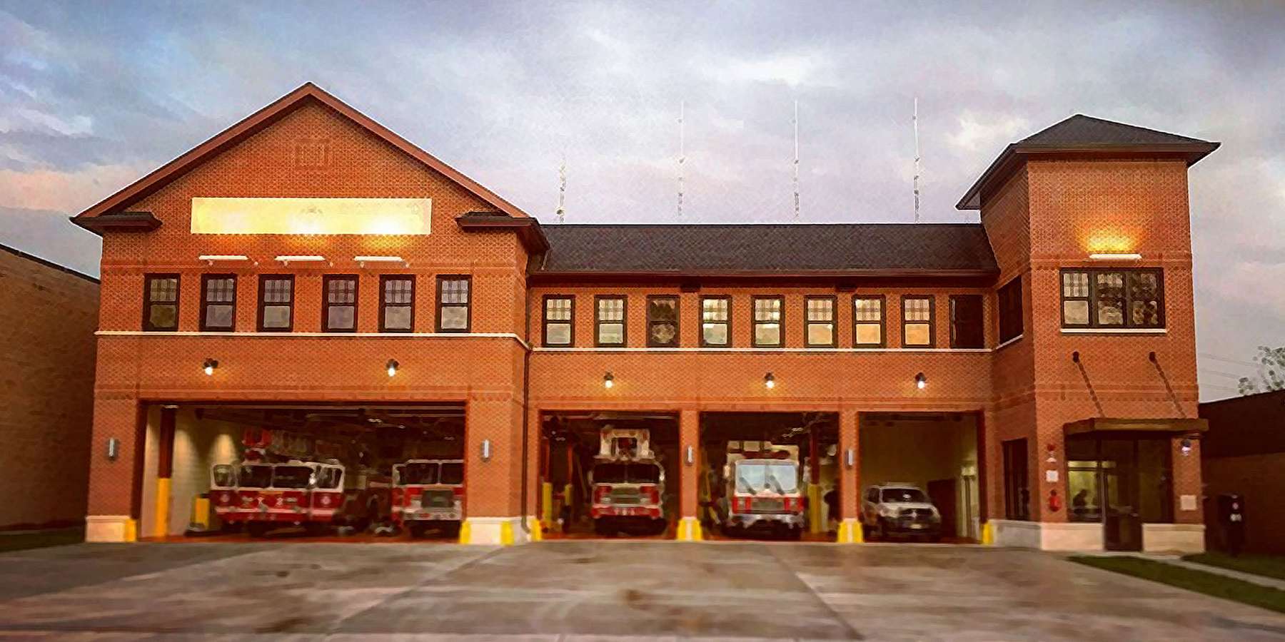 Photo of Fire Headquarters in Englewood, New Jersey Photo of Fire Headquarters in Englewood, New Jersey