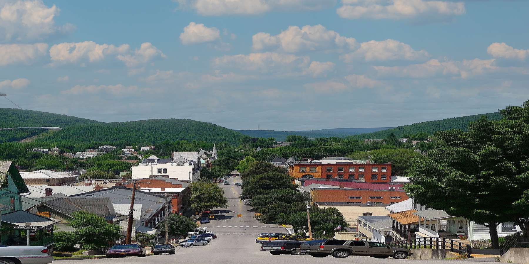 Photo of Bellefonte Reservoir Hill Main Street in Manchester, Pennsylvania Photo of Bellefonte Reservoir Hill Main Street in Manchester, Pennsylvania