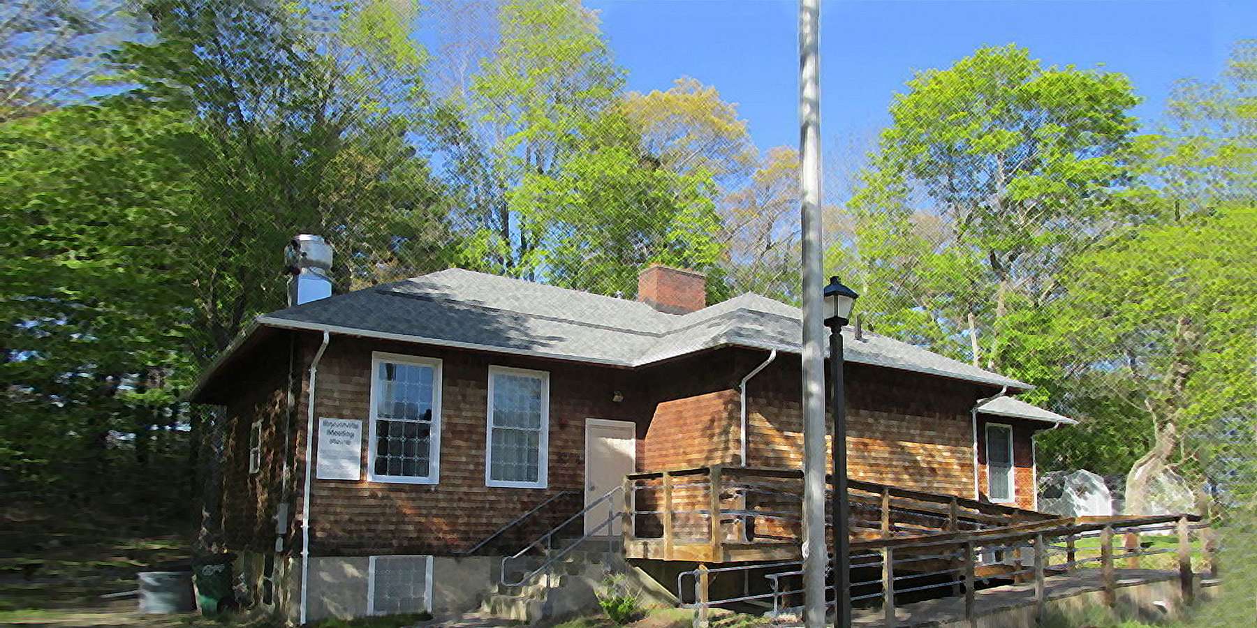 Photo of Bryantville Meeting House in Bryantville, Massachusetts Photo of Bryantville Meeting House in Bryantville, Massachusetts