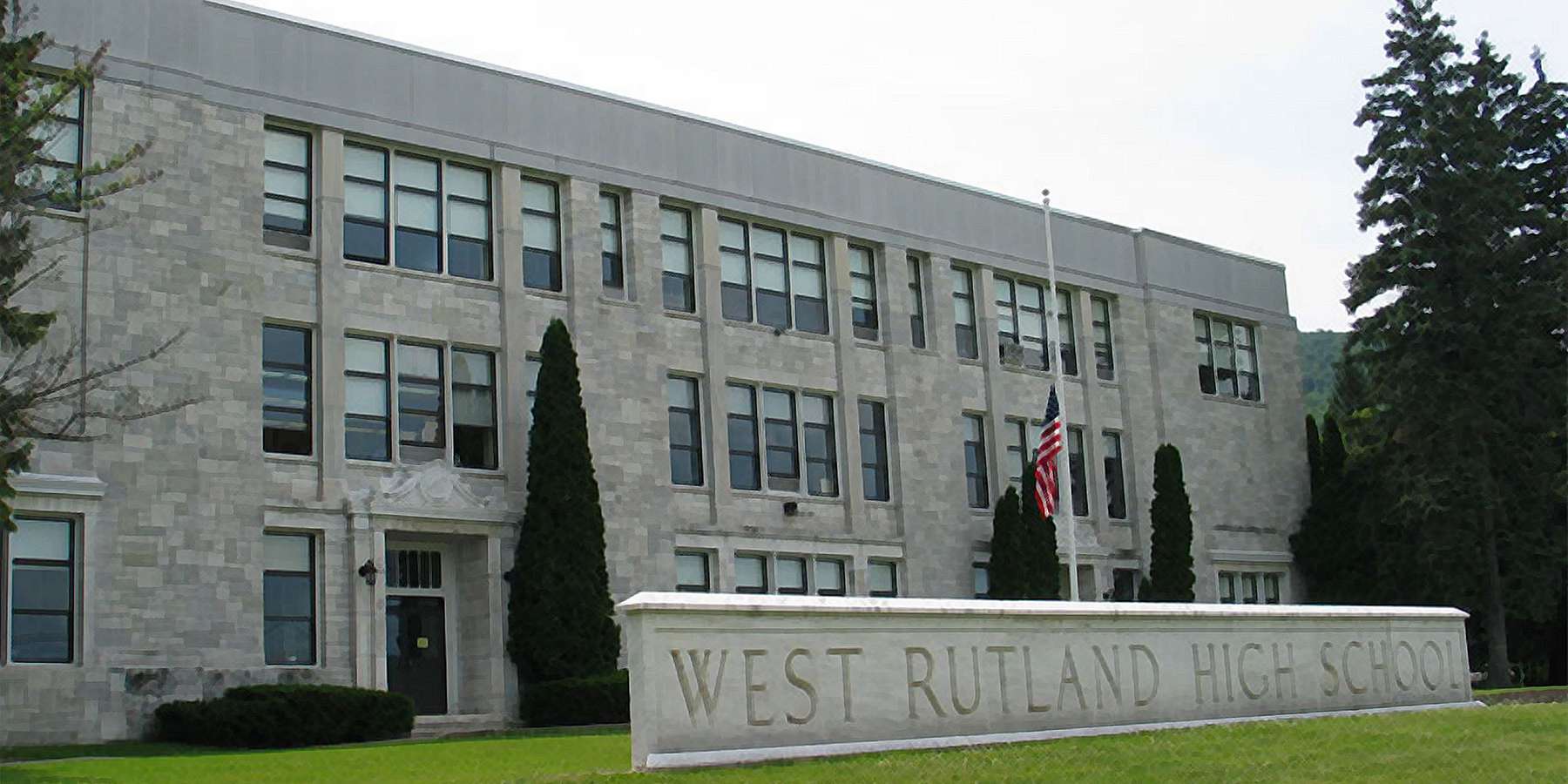 Photo of West Rutland High School in West Rutland, Vermont Photo of West Rutland High School in West Rutland, Vermont