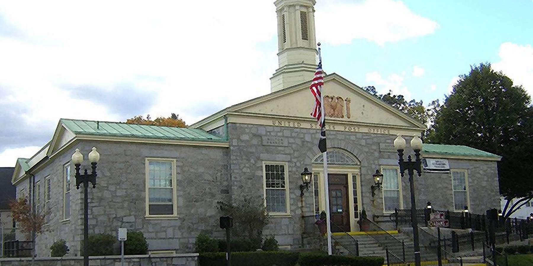 Photo of the Main Post Office in Milton, Massachusetts Photo of the Main Post Office in Milton, Massachusetts
