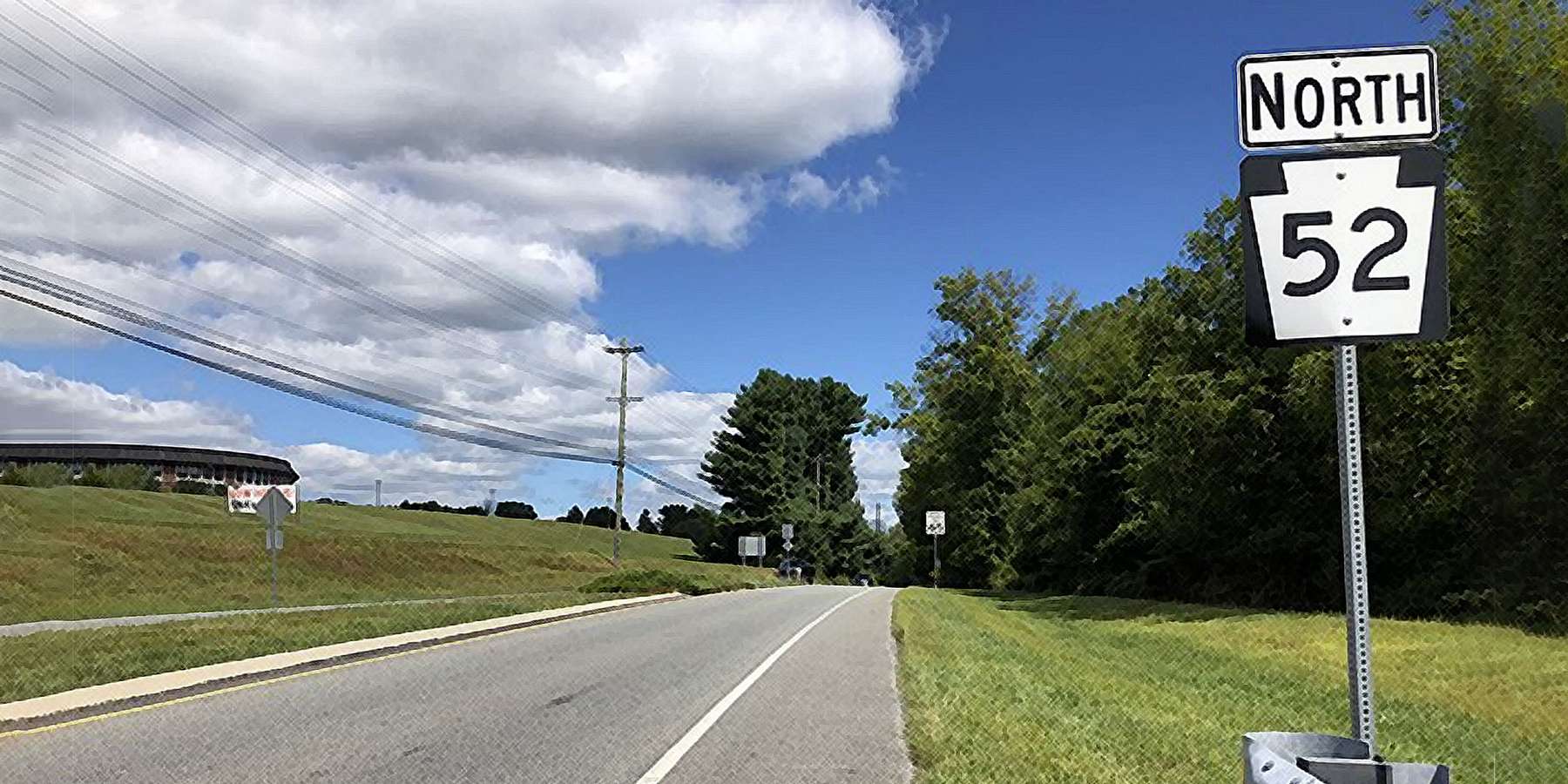 Photo of Route 52 in Pocopson, Pennsylvania Photo of Route 52 in Pocopson, Pennsylvania