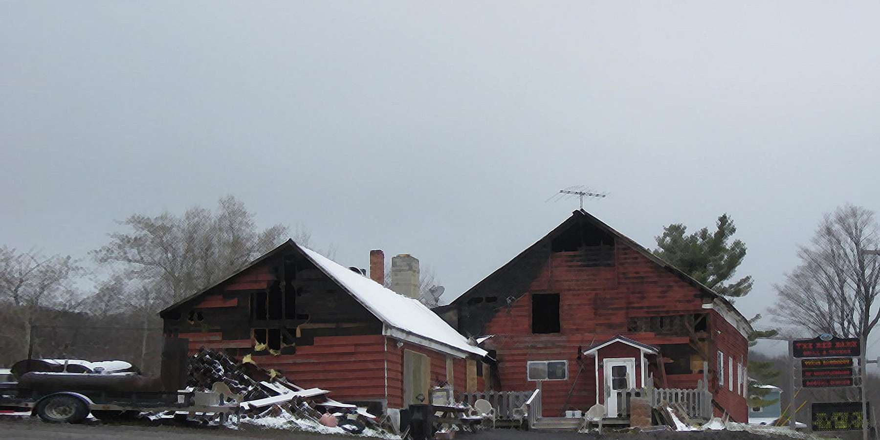 Photo of the Red Barn in Summit, New York Photo of the Red Barn in Summit, New York