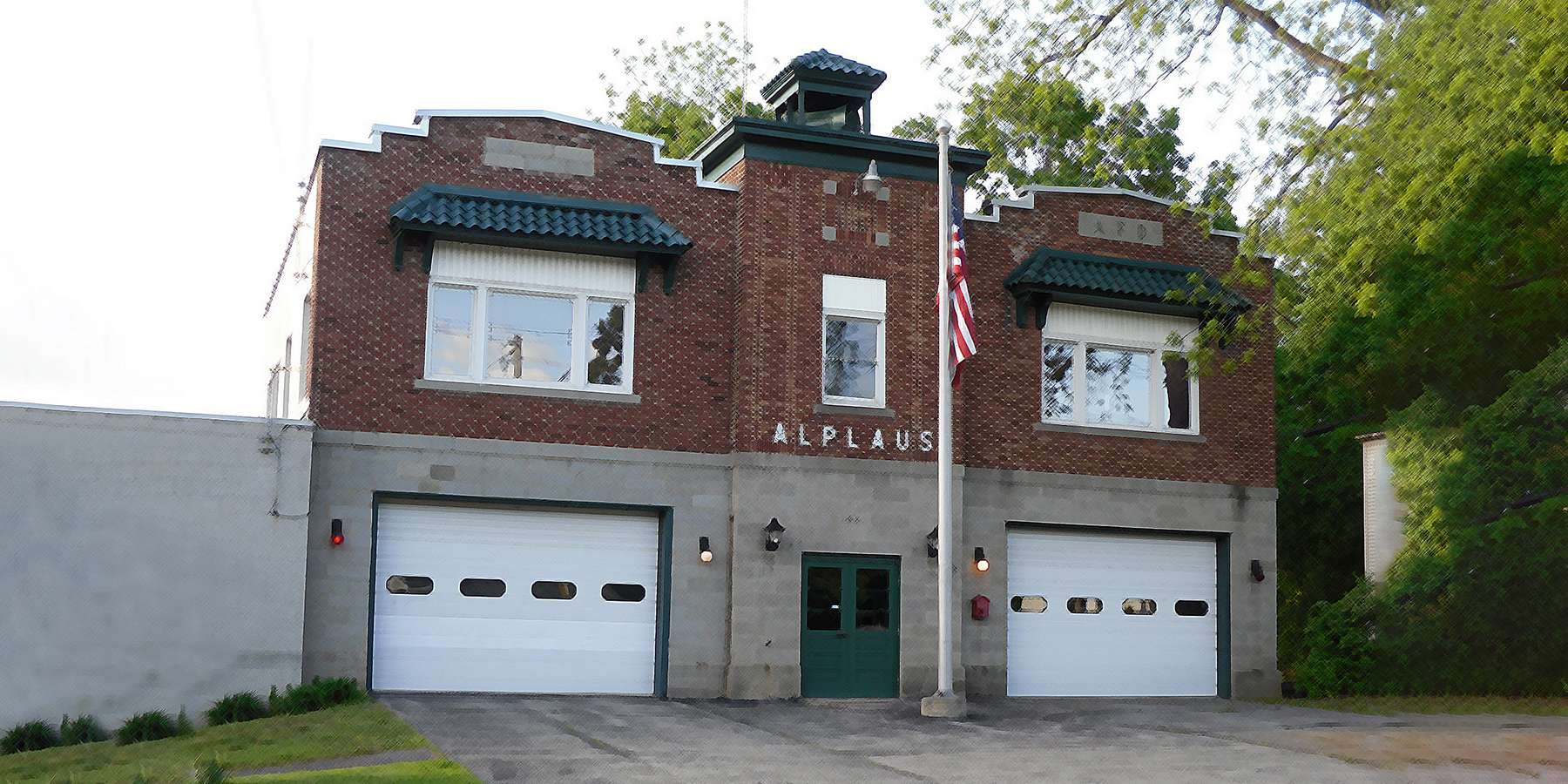 A photo of the Alplaus AFD Building, New York A photo of the Alplaus AFD Building, New York