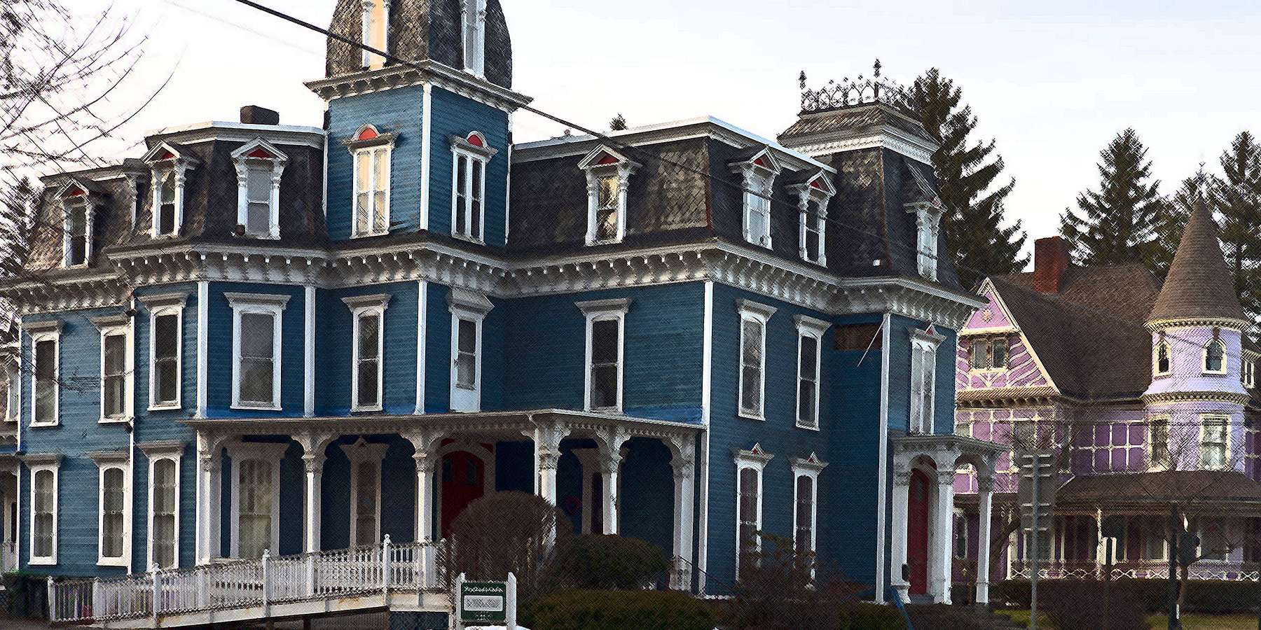 Photo of 111 and 113 Streets in Borth Norwich, New York Photo of 111 and 113 Streets in Borth Norwich, New York