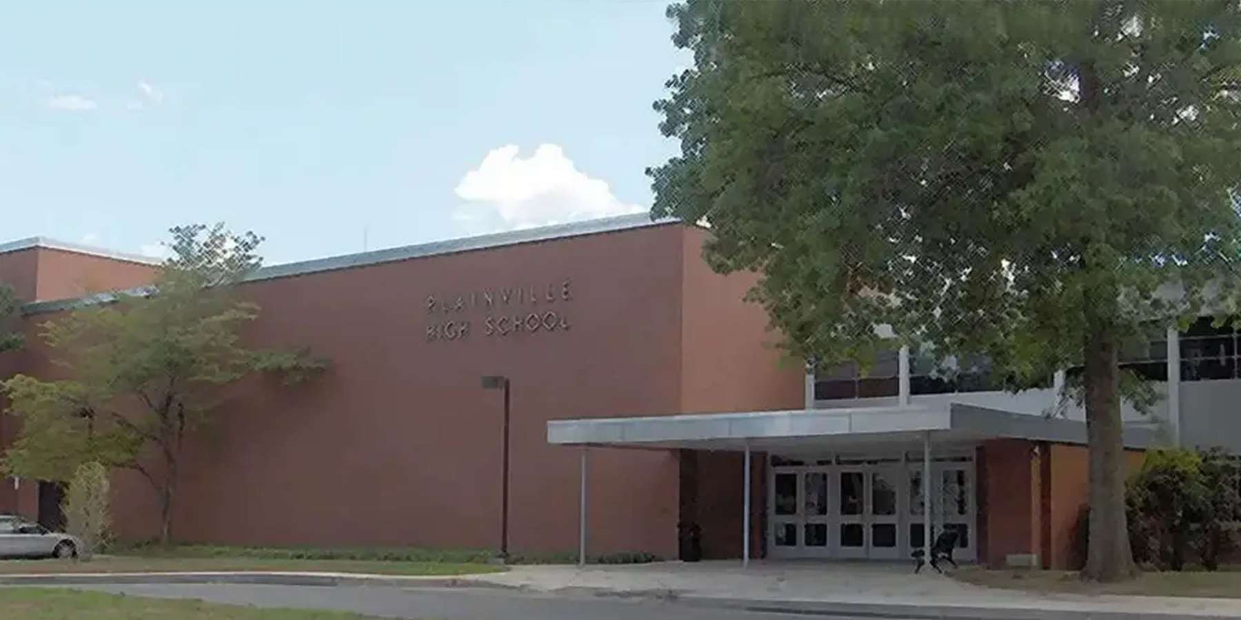 Photo of Plainville High School in Plainville, Connecticut Photo of Plainville High School in Plainville, Connecticut