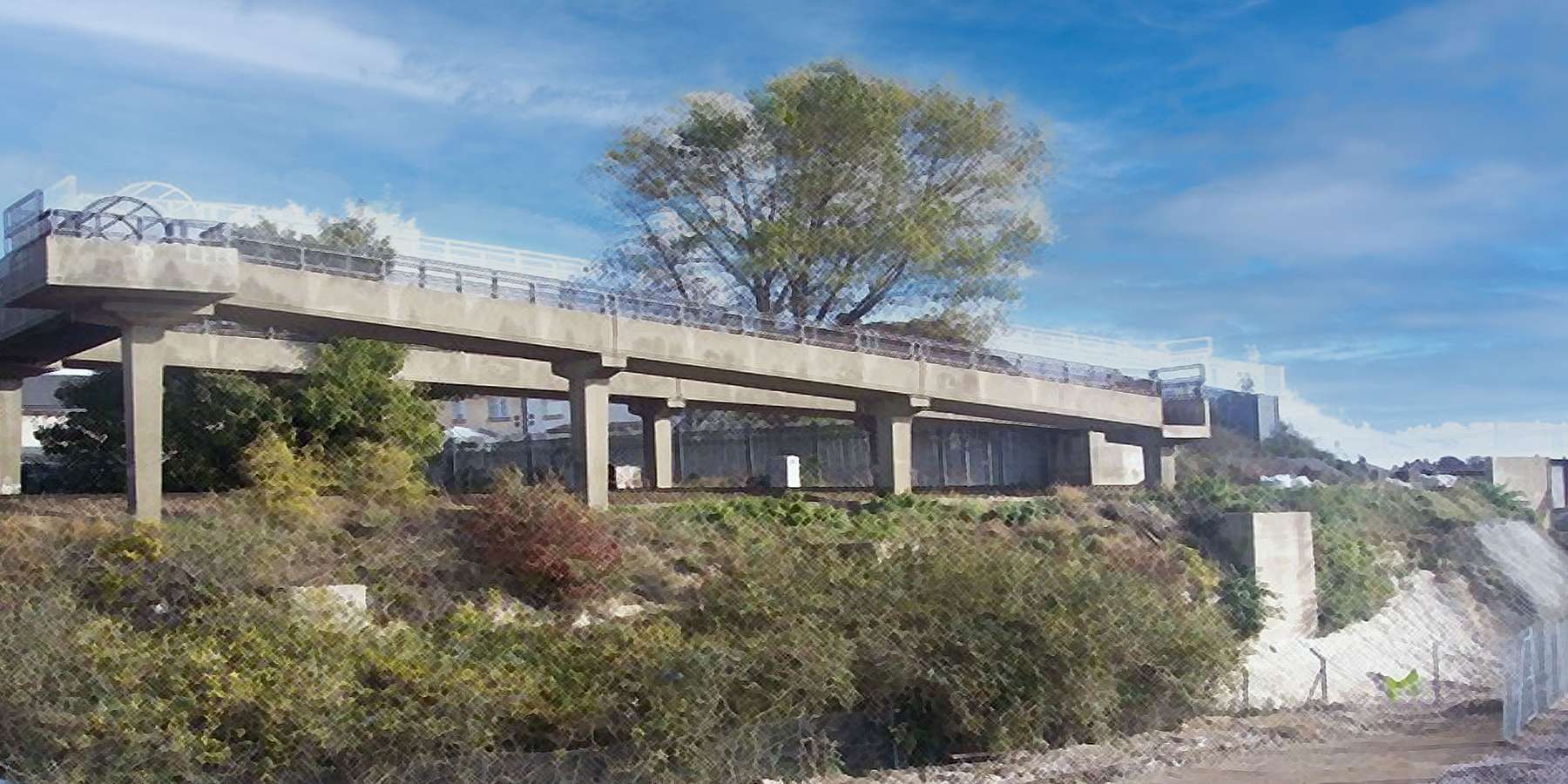 Photo of a Footbridge in South Kent, Connecticut Photo of a Footbridge in South Kent, Connecticut