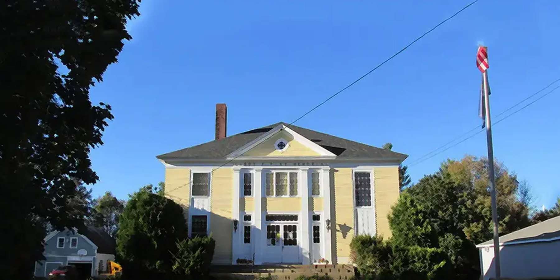 Photo of the Memorial Building in Cornish, Maine Photo of the Memorial Building in Cornish, Maine