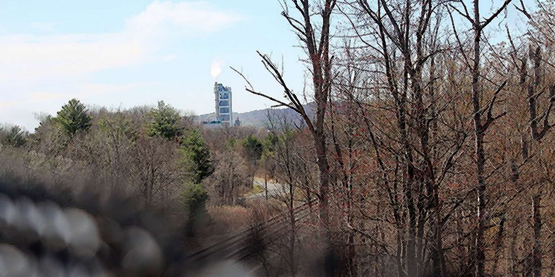 Photo of the Cement Plant in Coeymans, New York Photo of the Cement Plant in Coeymans, New York