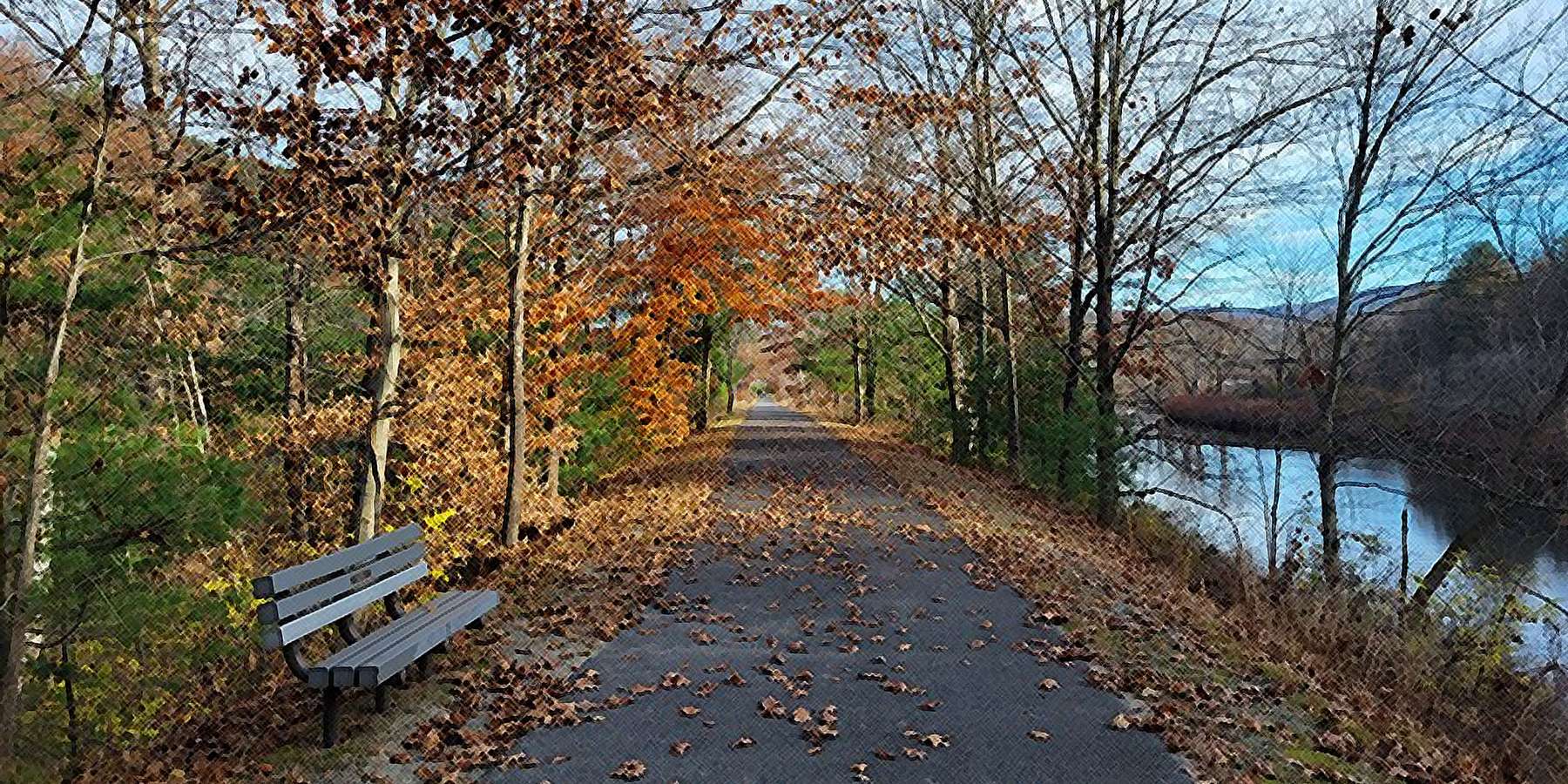 Photo of the Toonerville Rail Trail in Springfield, Vermont Photo of the Toonerville Rail Trail in Springfield, Vermont