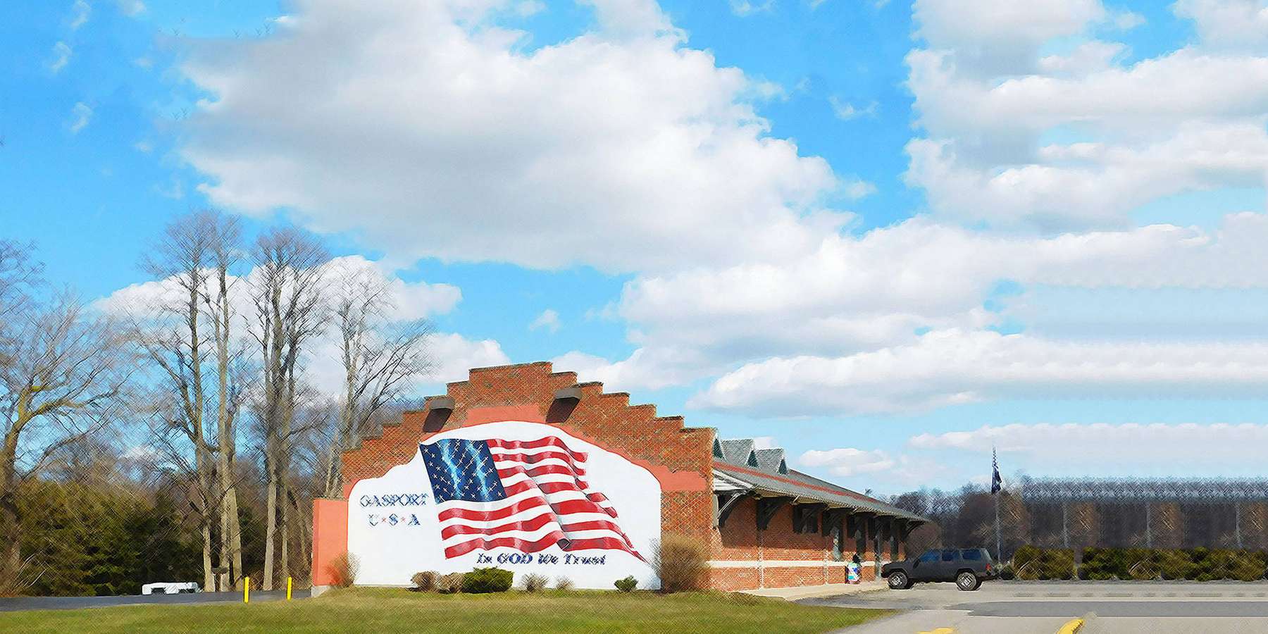 Photo of a station in Gasport, New York Photo of a station in Gasport, New York