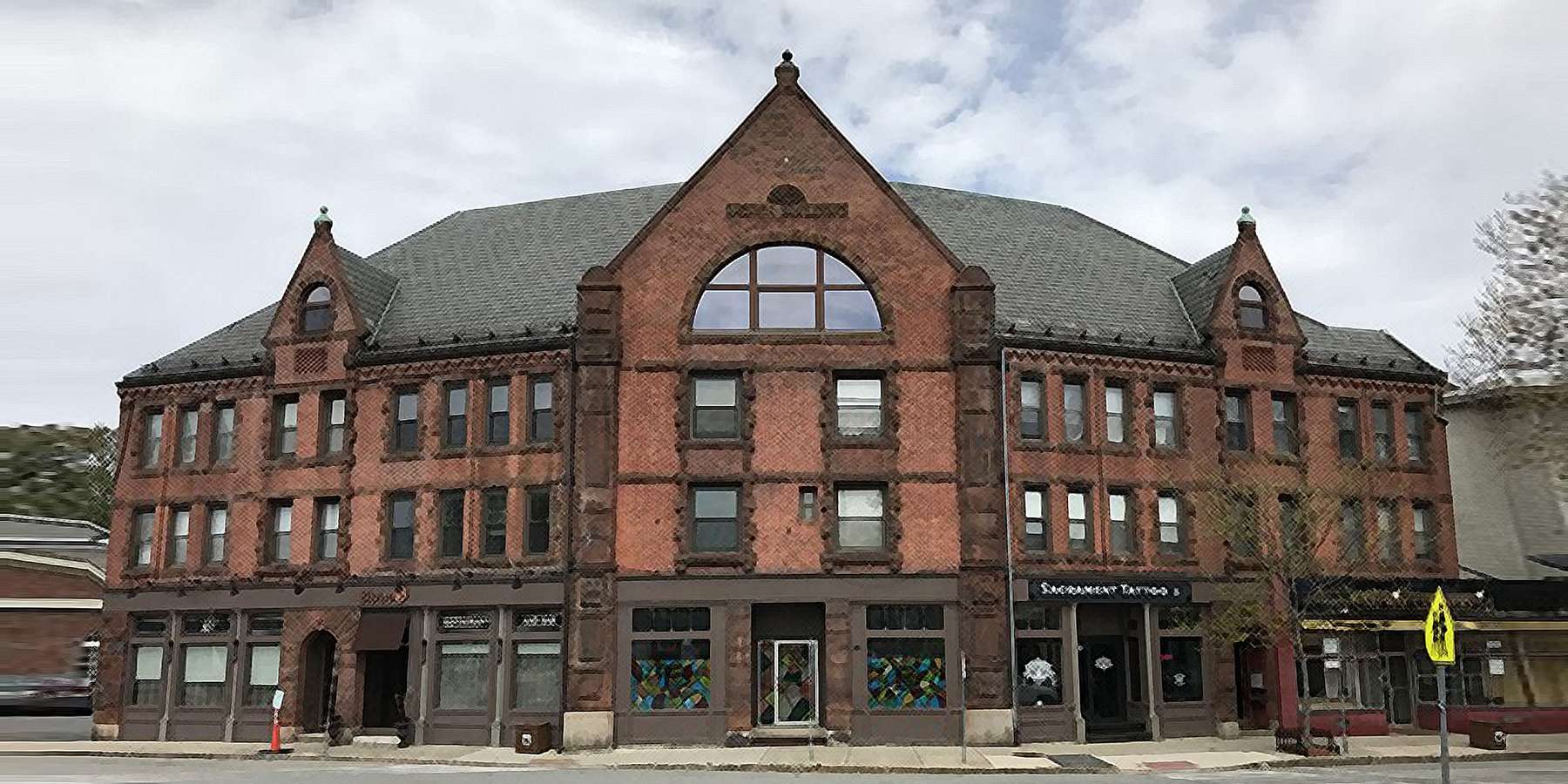 Photo of the Usher Building in Medford, Massachusetts Photo of the Usher Building in Medford, Massachusetts