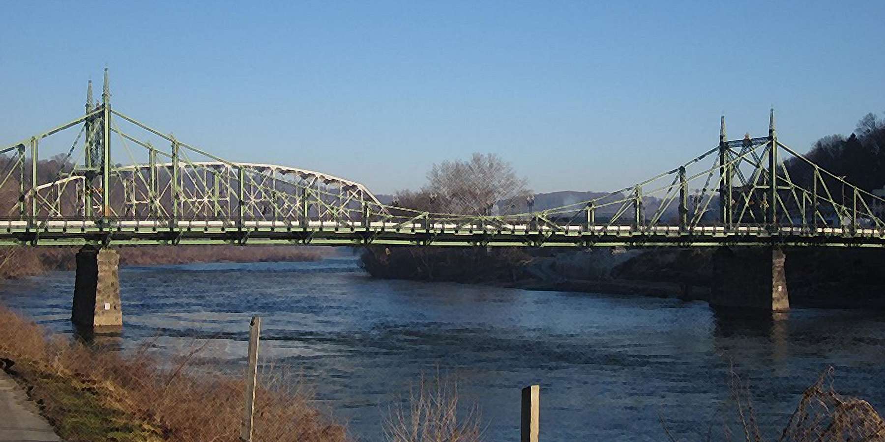 Photo of the Bridge in Easton, Pennsylvania Photo of the Bridge in Easton, Pennsylvania