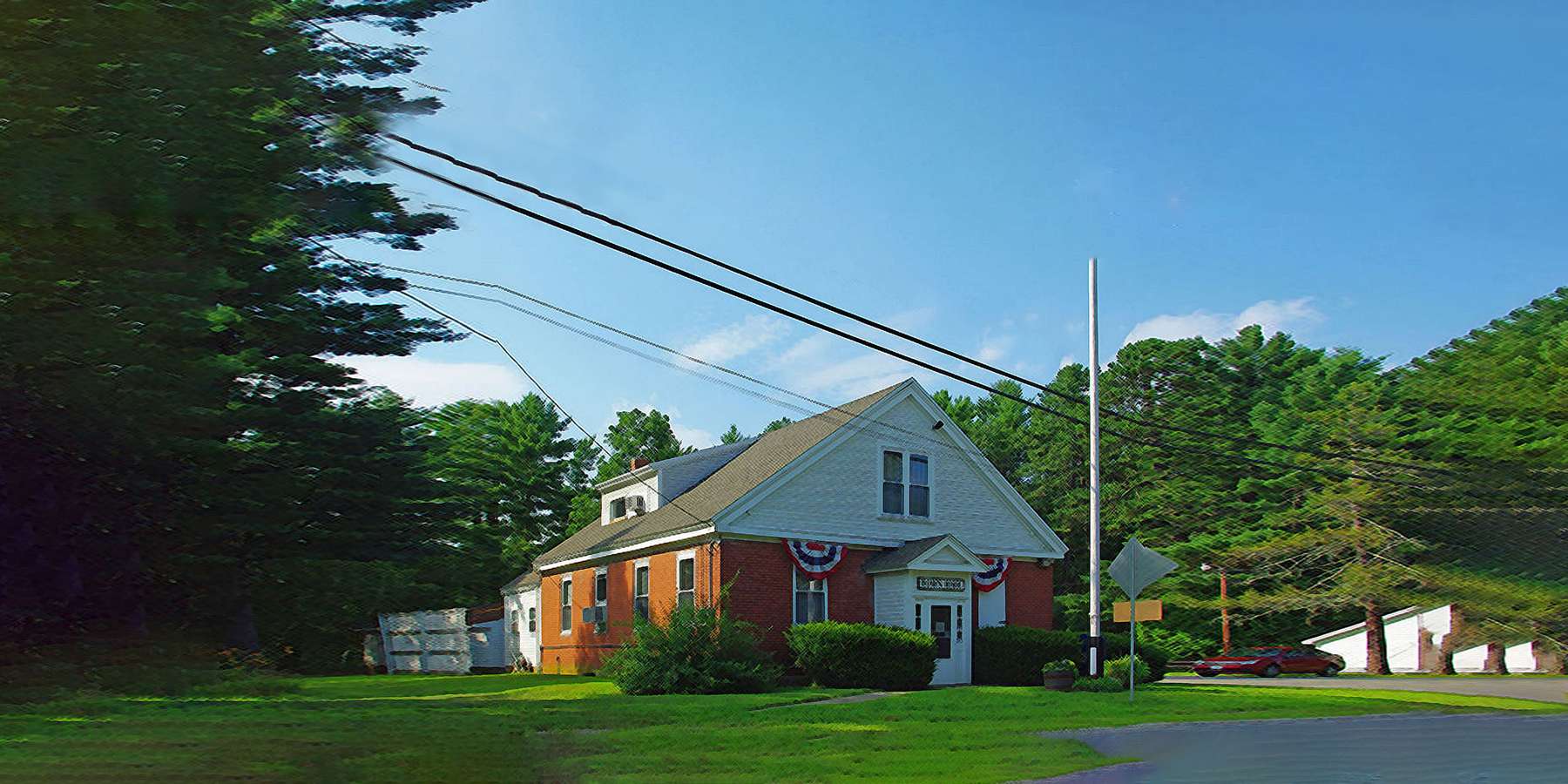 Photo of Town Hall in Lee, New Hampshire Photo of Town Hall in Lee, New Hampshire
