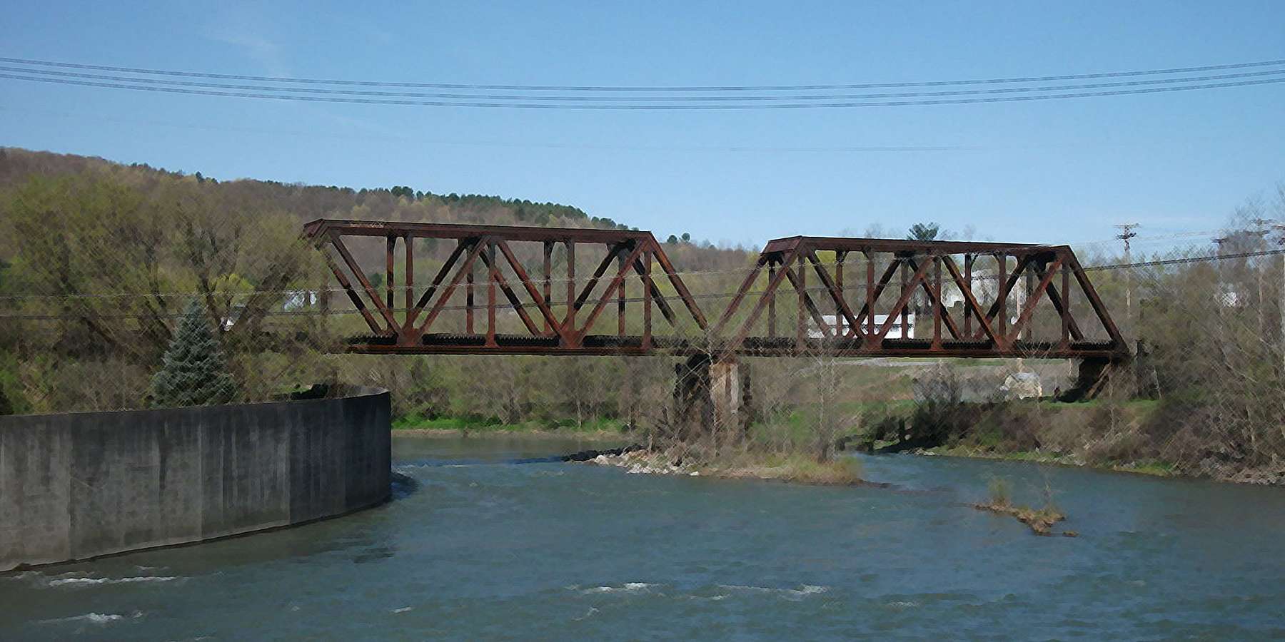 Photo of the Bridge in Hoosick Falls, New York Photo of the Bridge in Hoosick Falls, New York