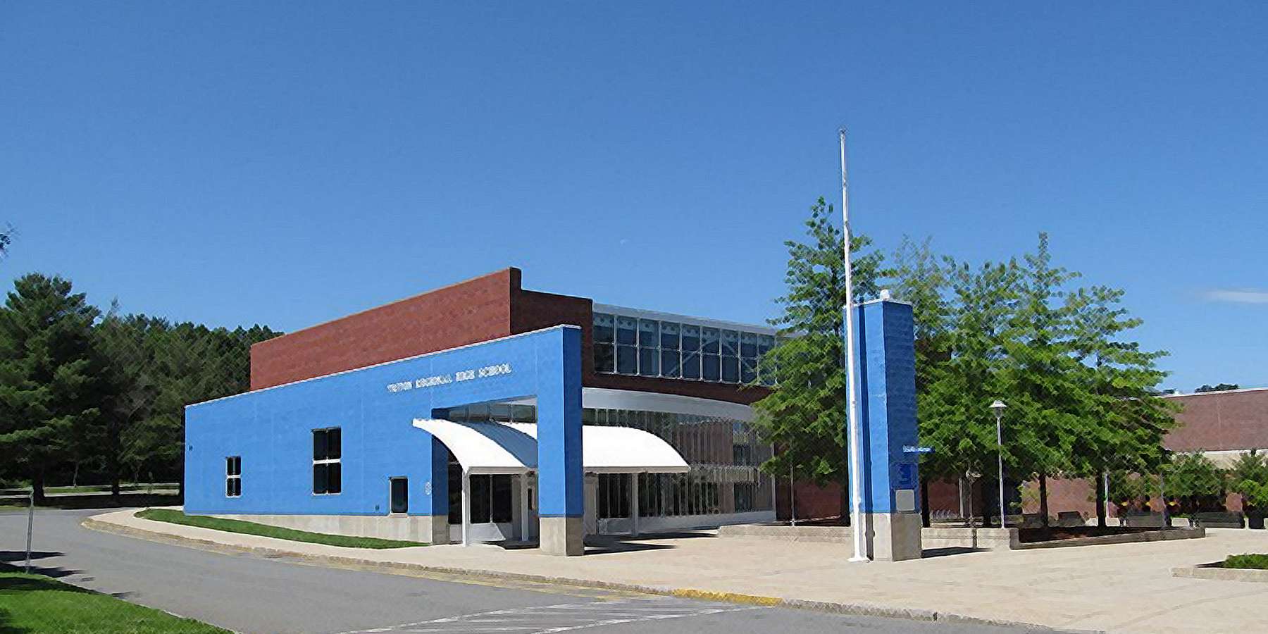 Photo of Triton Regional High School in Byfield, Massachusetts Photo of Triton Regional High School in Byfield, Massachusetts