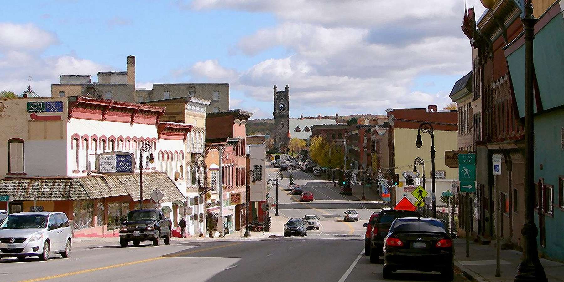 Photo of Main Street in Brushton, New York Photo of Main Street in Brushton, New York