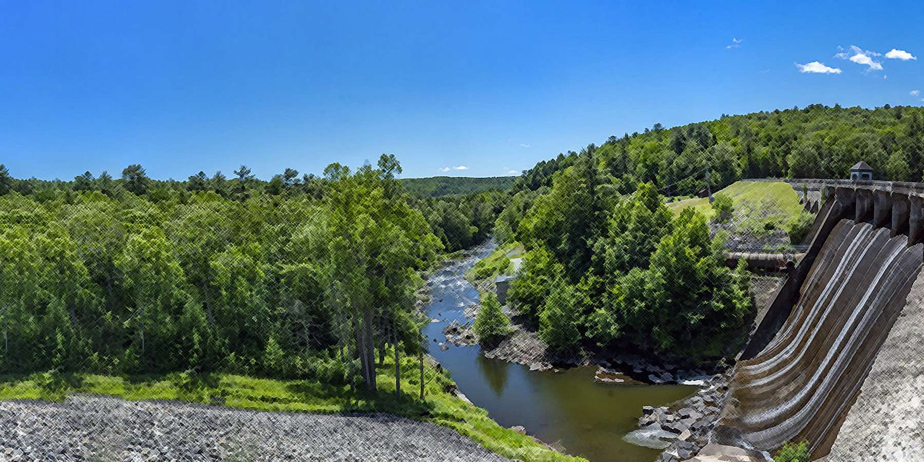 A photo of the Reservior located in Forestburgh, New York A photo of the Reservior located in Forestburgh, New York
