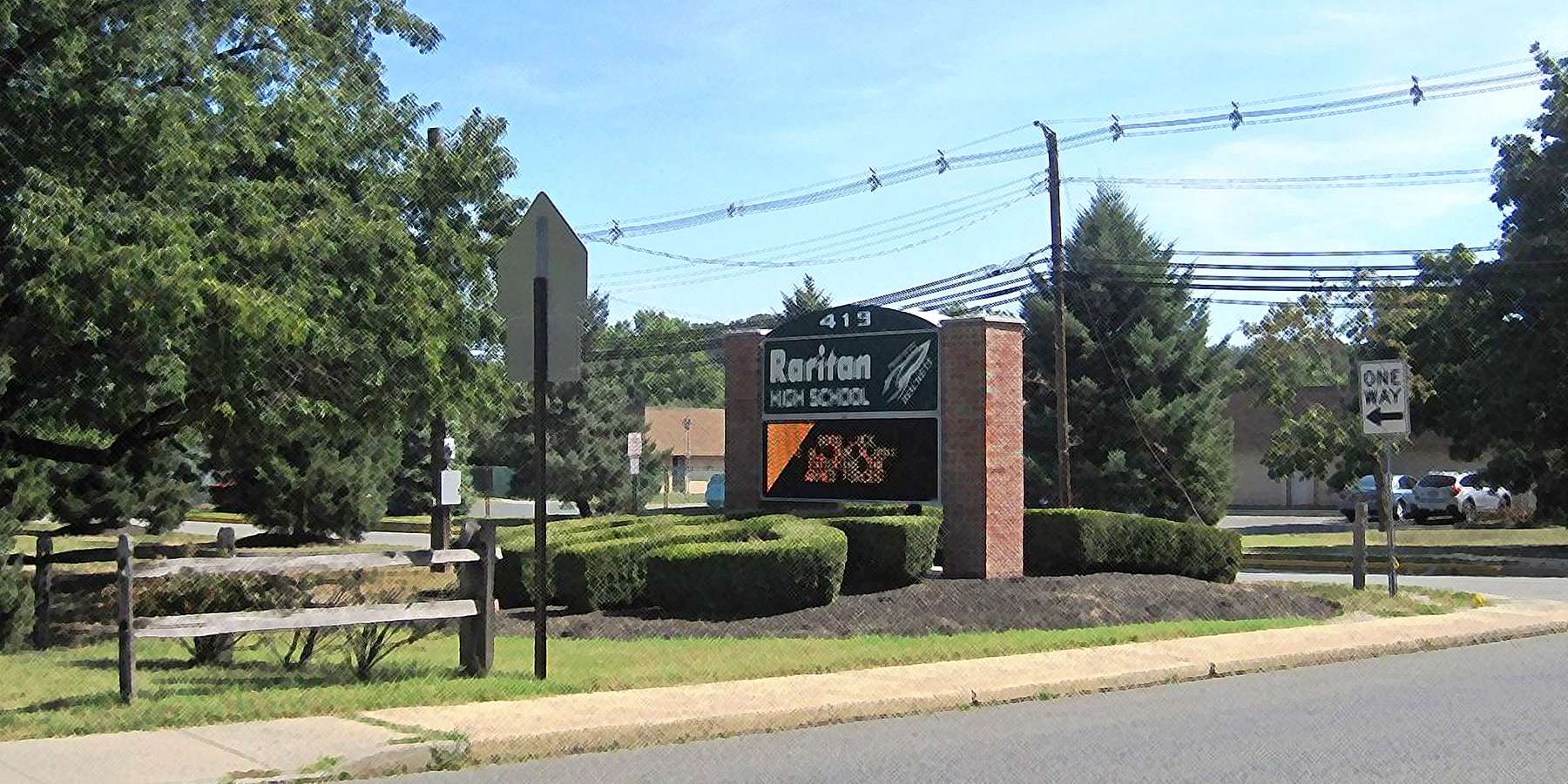 Photo of Raritan High School in Hazlet, New Jersey Photo of Raritan High School in Hazlet, New Jersey