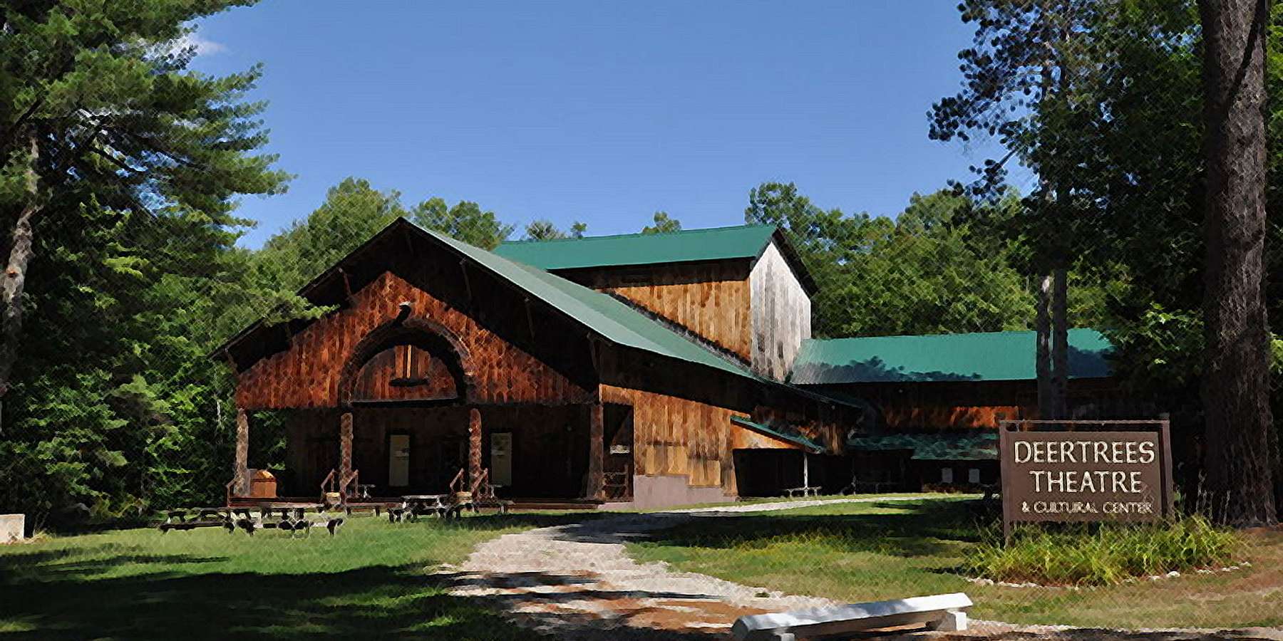 Photo of Deertrees Theatre in Harrison, Maine Photo of Deertrees Theatre in Harrison, Maine