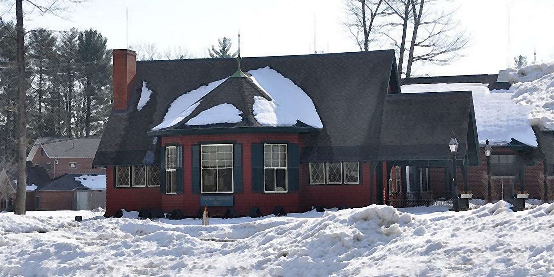 Photo of Brown Memorial Library in Seabrook, New Hampshire Photo of Brown Memorial Library in Seabrook, New Hampshire
