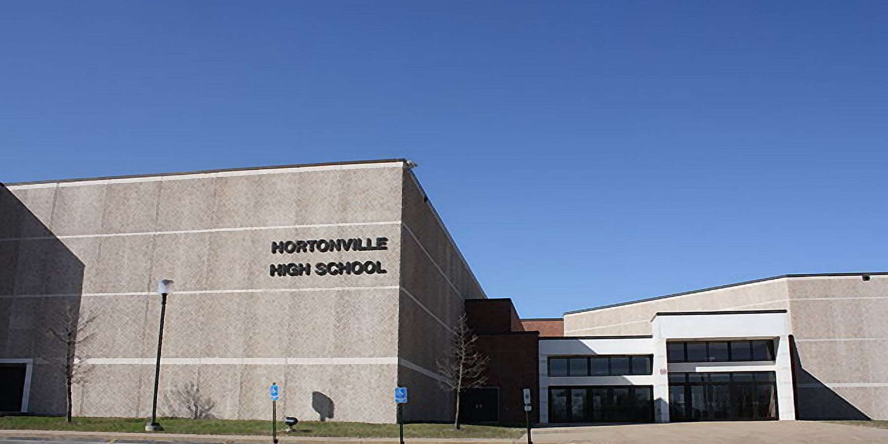 Photo of Hortonville High School, Wisconsin, in New York Photo of Hortonville High School, Wisconsin, in New York