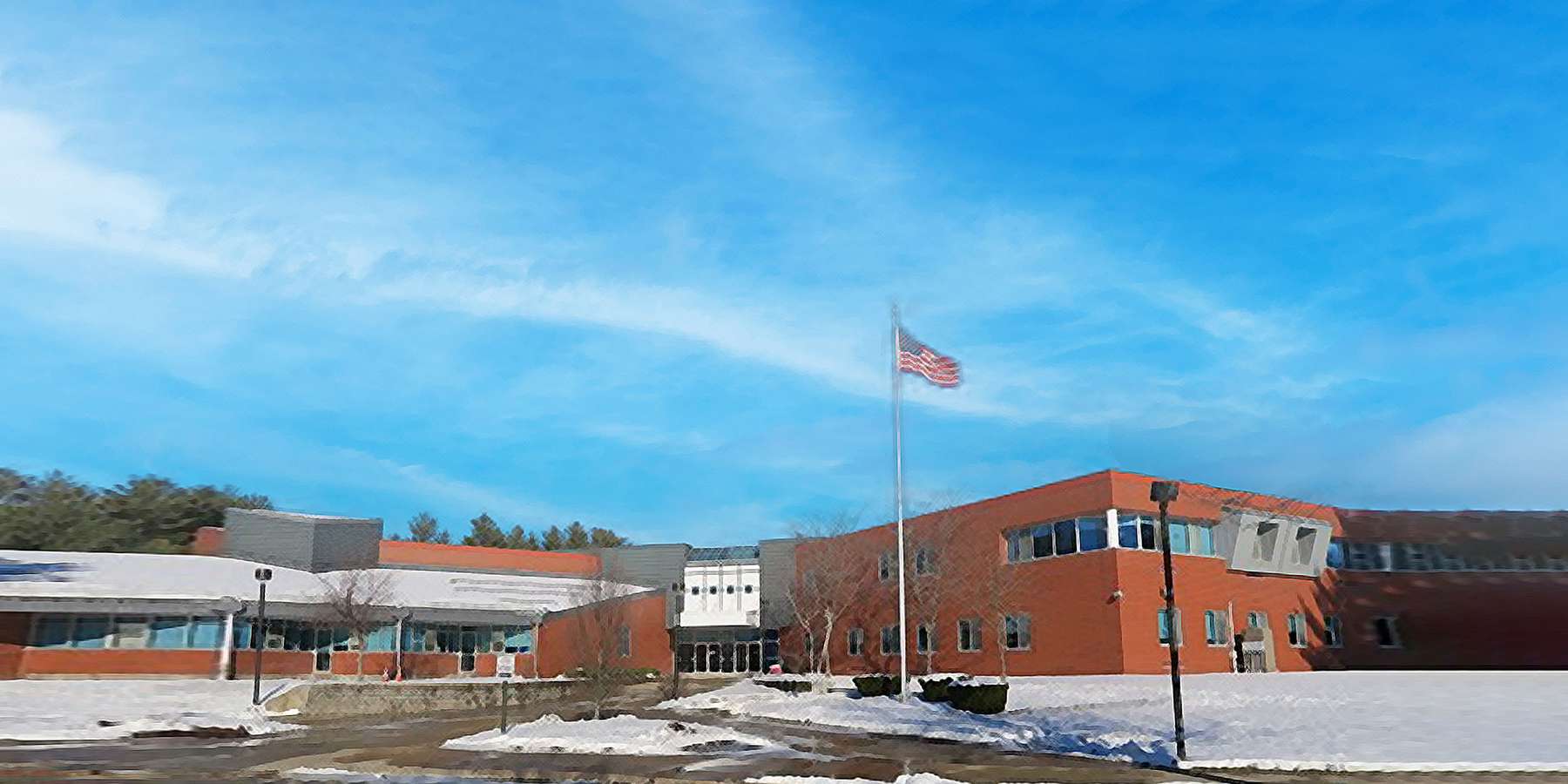 Photo of Souhegan High School in Amherst, New Hampshire Photo of Souhegan High School in Amherst, New Hampshire