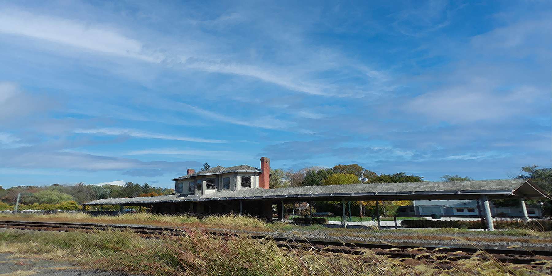 Photo of a Train Station in Congers, New York Photo of a Train Station in Congers, New York