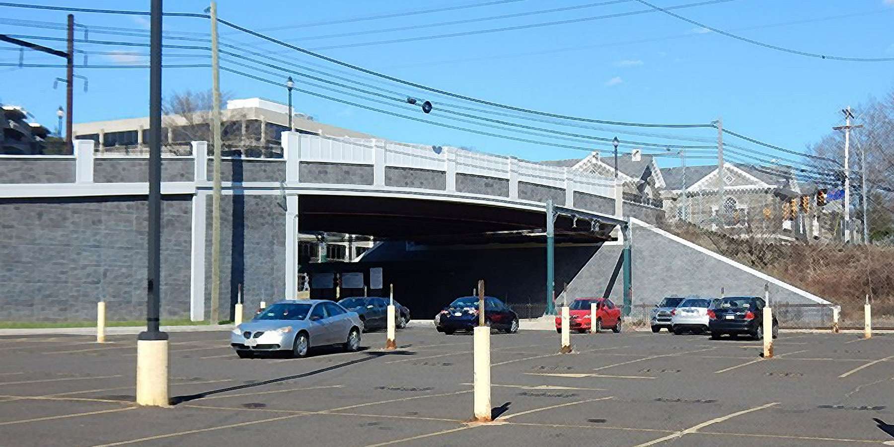 Photo of the Greenwood Avenue Bridge in Wyncote, Pennsylvania Photo of the Greenwood Avenue Bridge in Wyncote, Pennsylvania