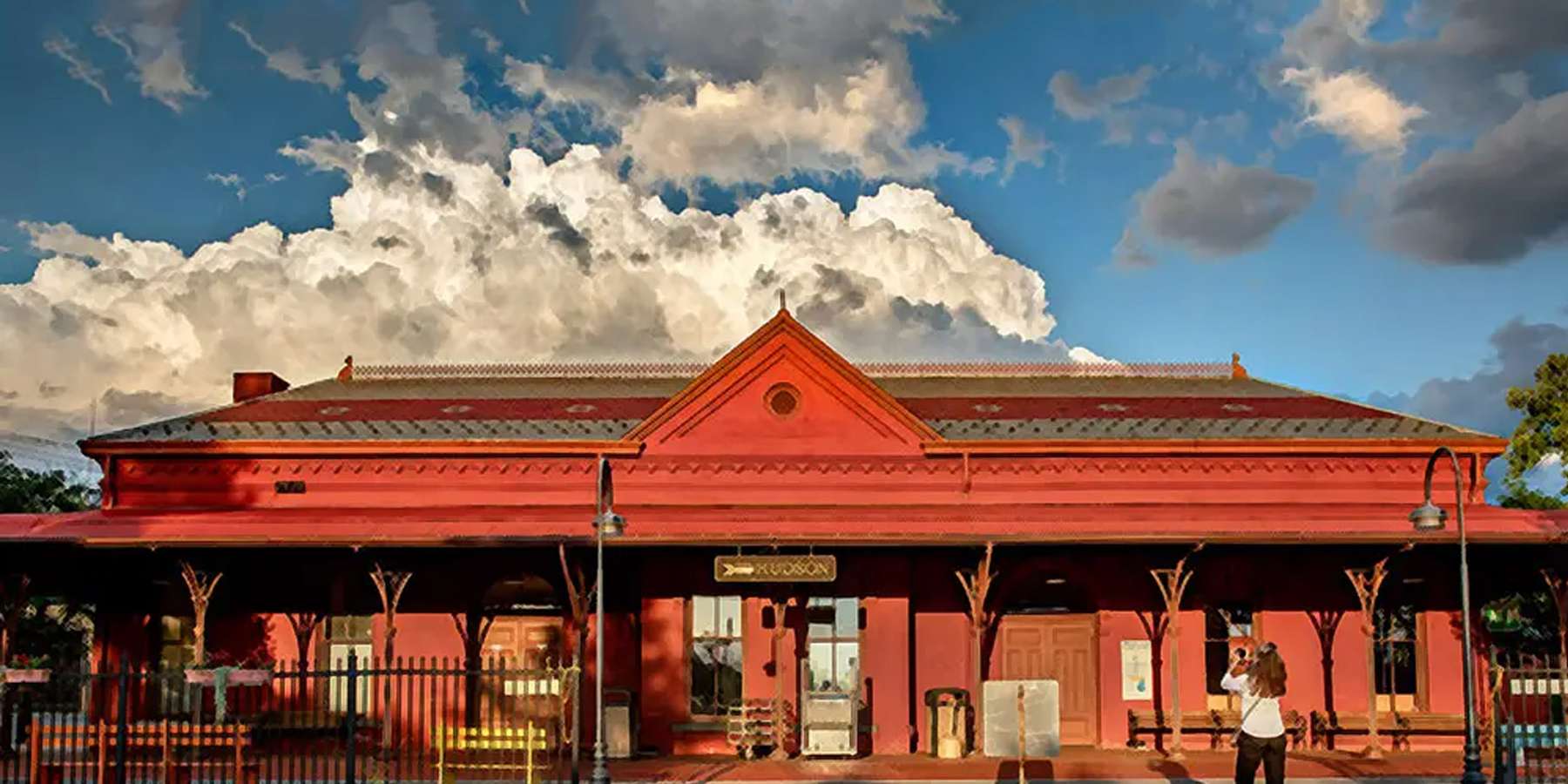 A photo of Hudson Station in Hudson, New York A photo of Hudson Station in Hudson, New York