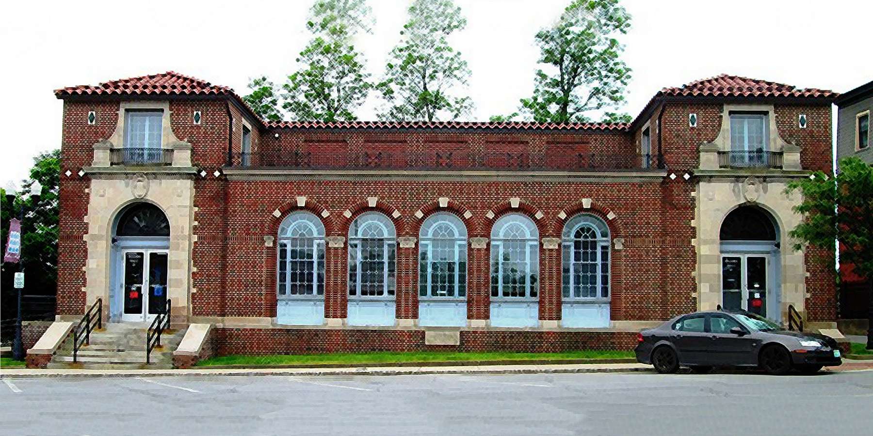 Photo of the Post Office in Bellows Falls, Vermont Photo of the Post Office in Bellows Falls, Vermont