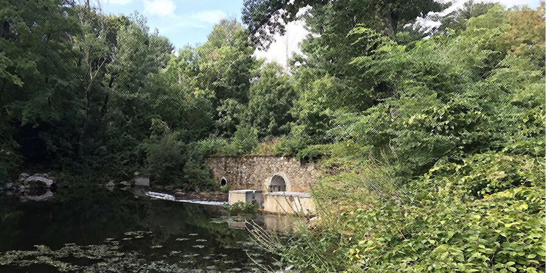 Photo of the Old Burlington Road Bridge in Bedford, Massachusetts Photo of the Old Burlington Road Bridge in Bedford, Massachusetts