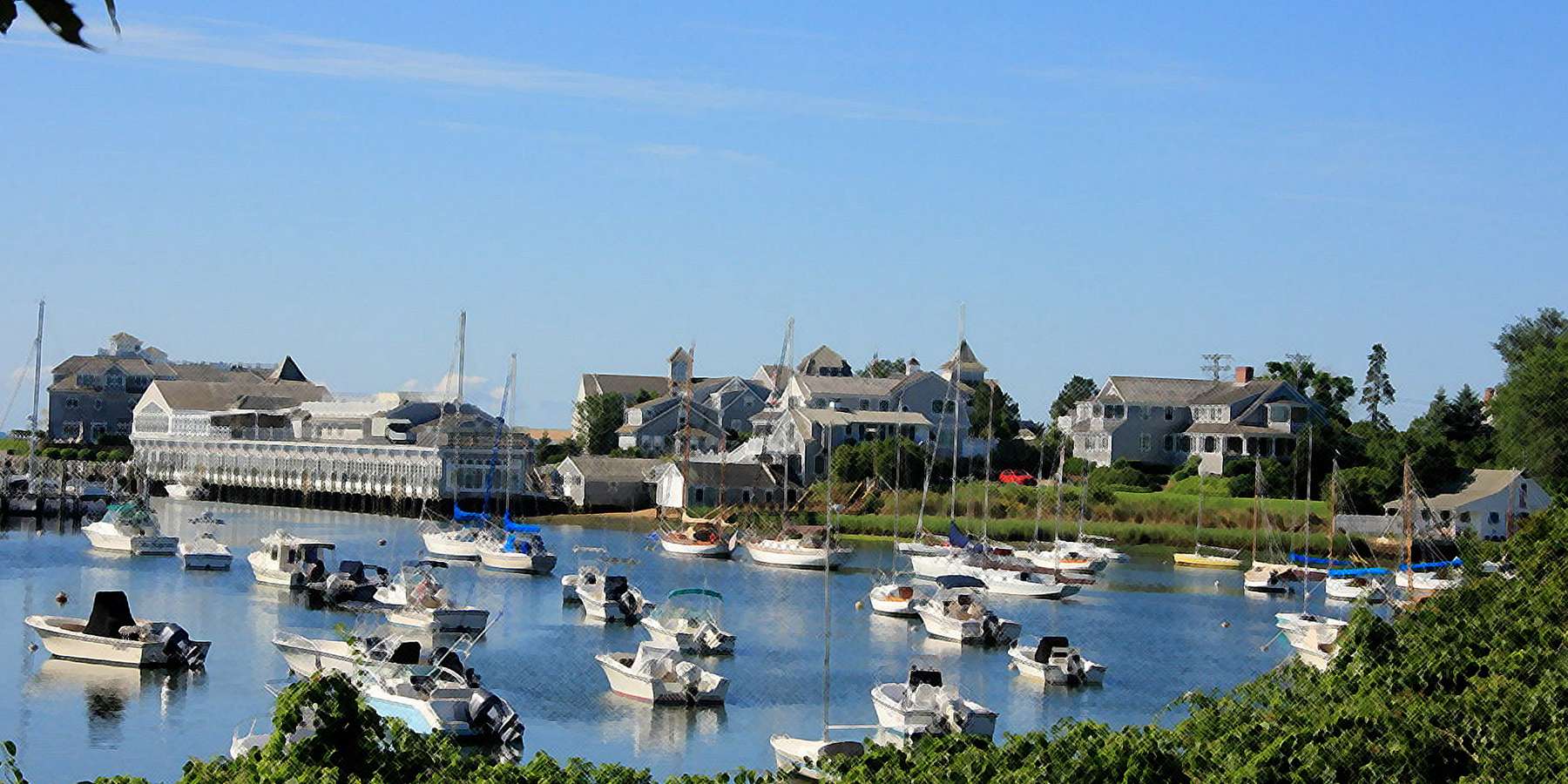 A photo of Wychmere Harbor in Harwich Port, Massachusetts A photo of Wychmere Harbor in Harwich Port, Massachusetts
