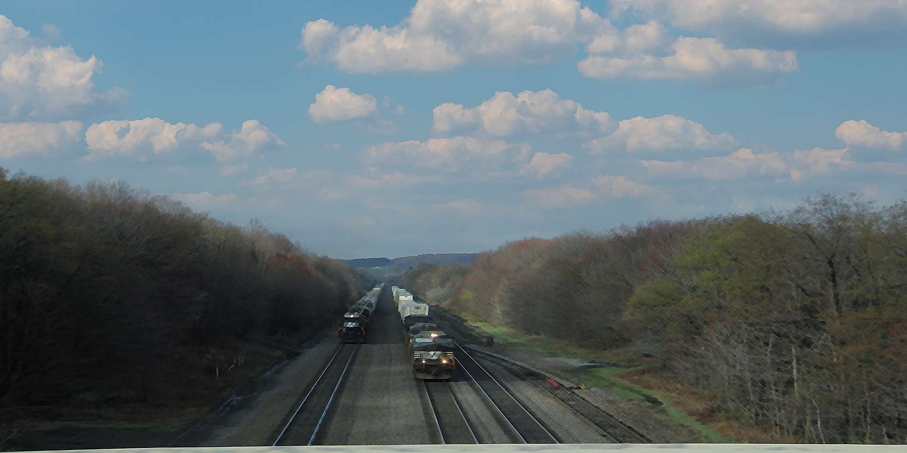 Photo of A Train Rail in Gallitzin, Pennsylvania Photo of A Train Rail in Gallitzin, Pennsylvania