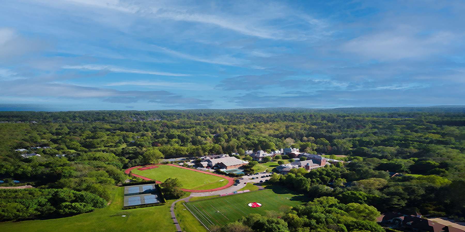Photo of the Friends Academy Campus in Locust Valley, New York Photo of the Friends Academy Campus in Locust Valley, New York
