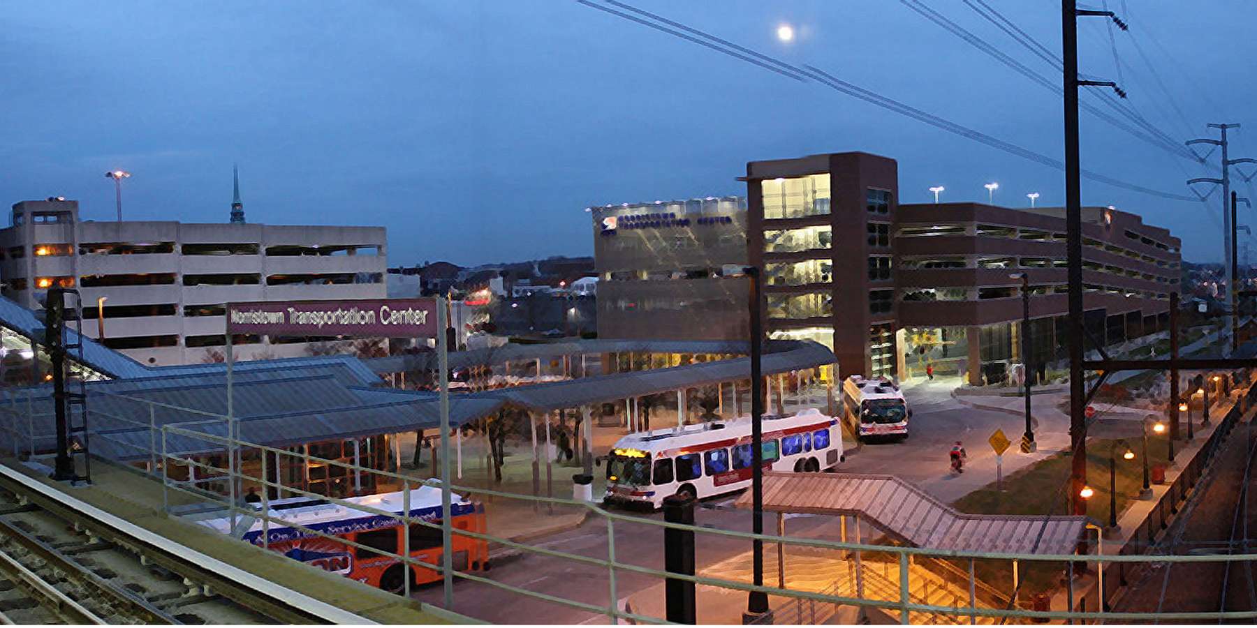 Photo of a Transportation Center in Norristown, Pennsylvania Photo of a Transportation Center in Norristown, Pennsylvania